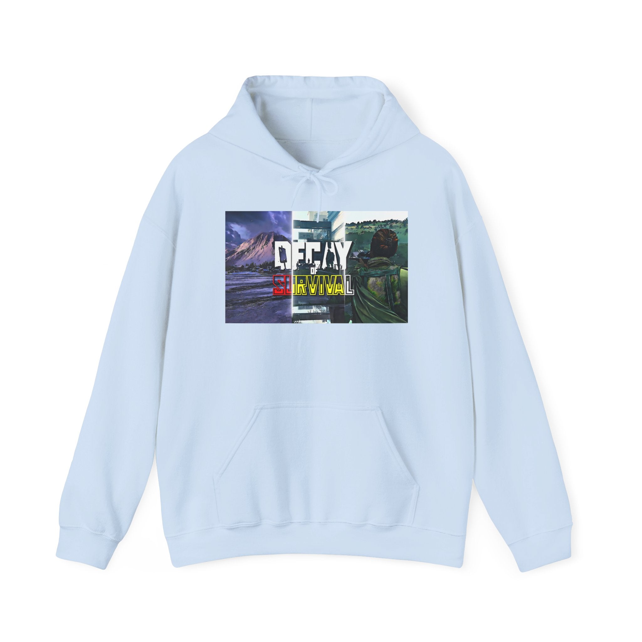 Decay Of Survival Hoodie — Post-Apocalyptic Landscape Graphic Hoodie
