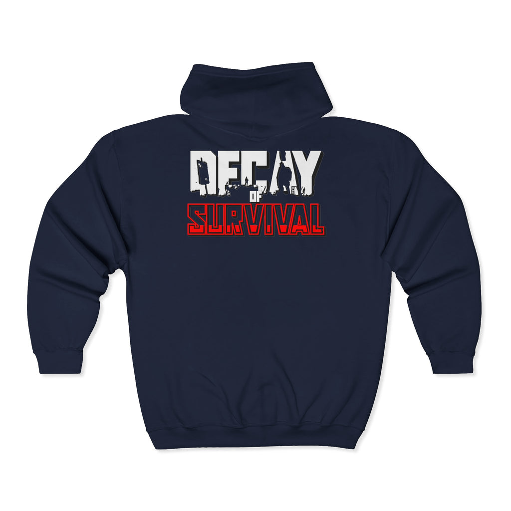 Decay of Survival "RONIN" Zip Hoodie — Post-Apocalyptic Gamer Jacket