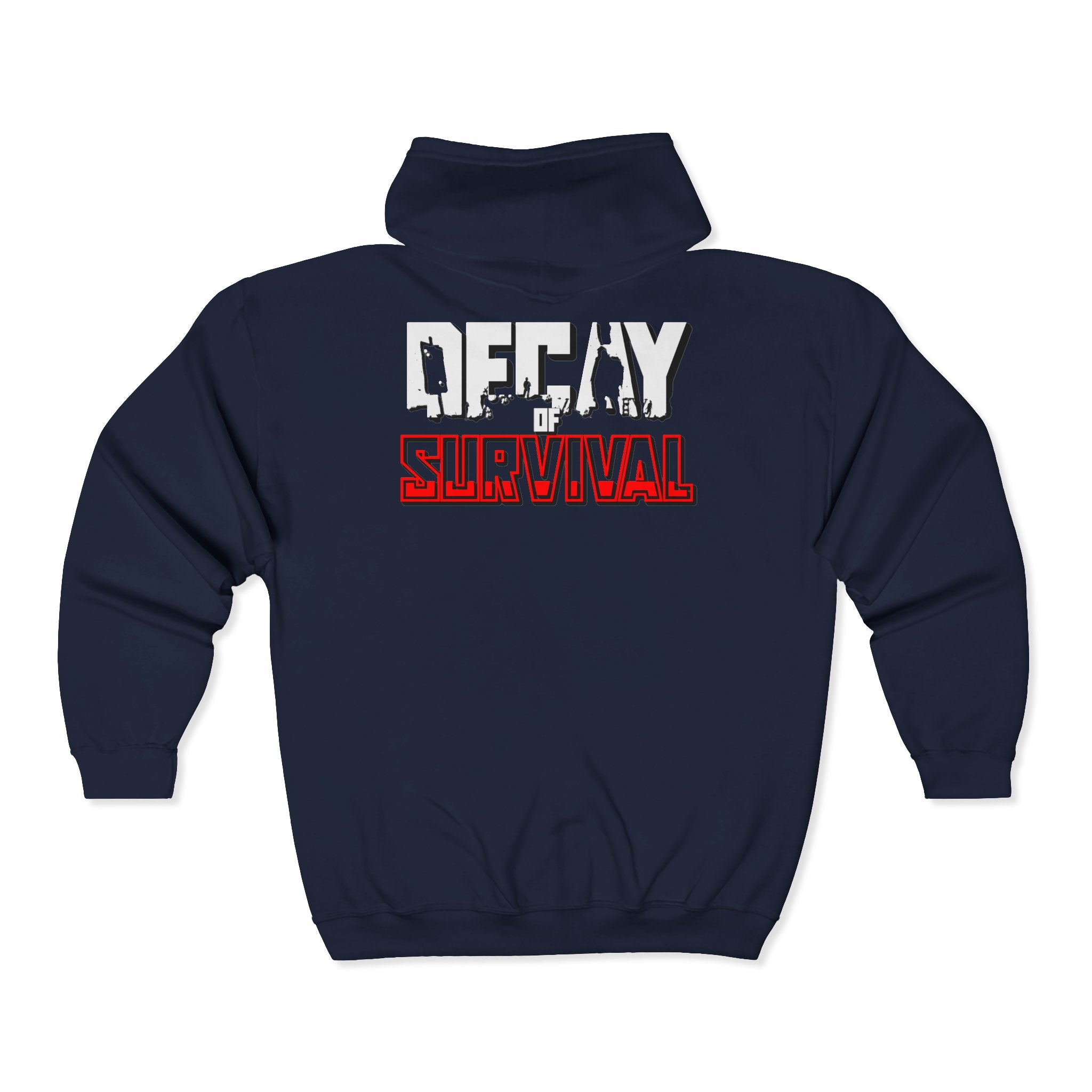 Decay of Survival "RONIN" Zip Hoodie — Post-Apocalyptic Gamer Jacket