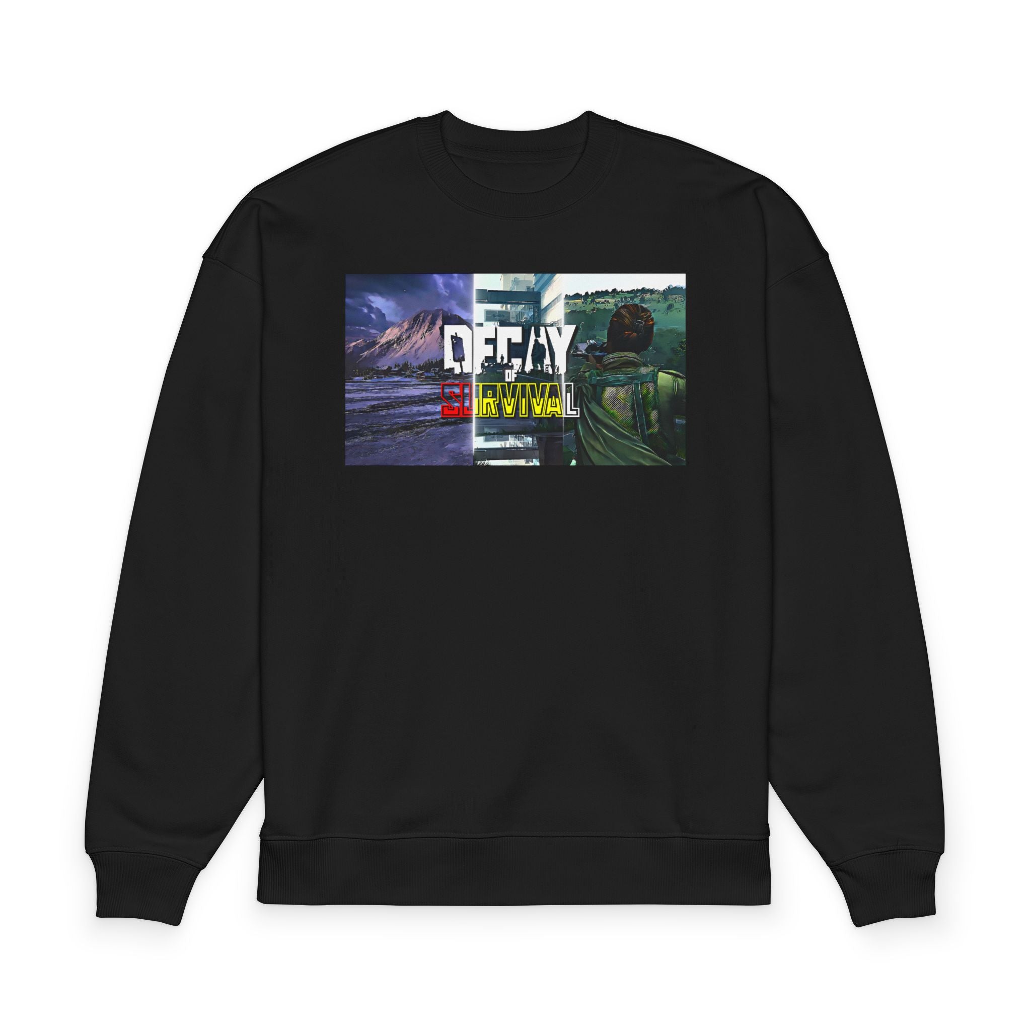Survival Decay Sweatshirt — Graphic Gaming Crewneck