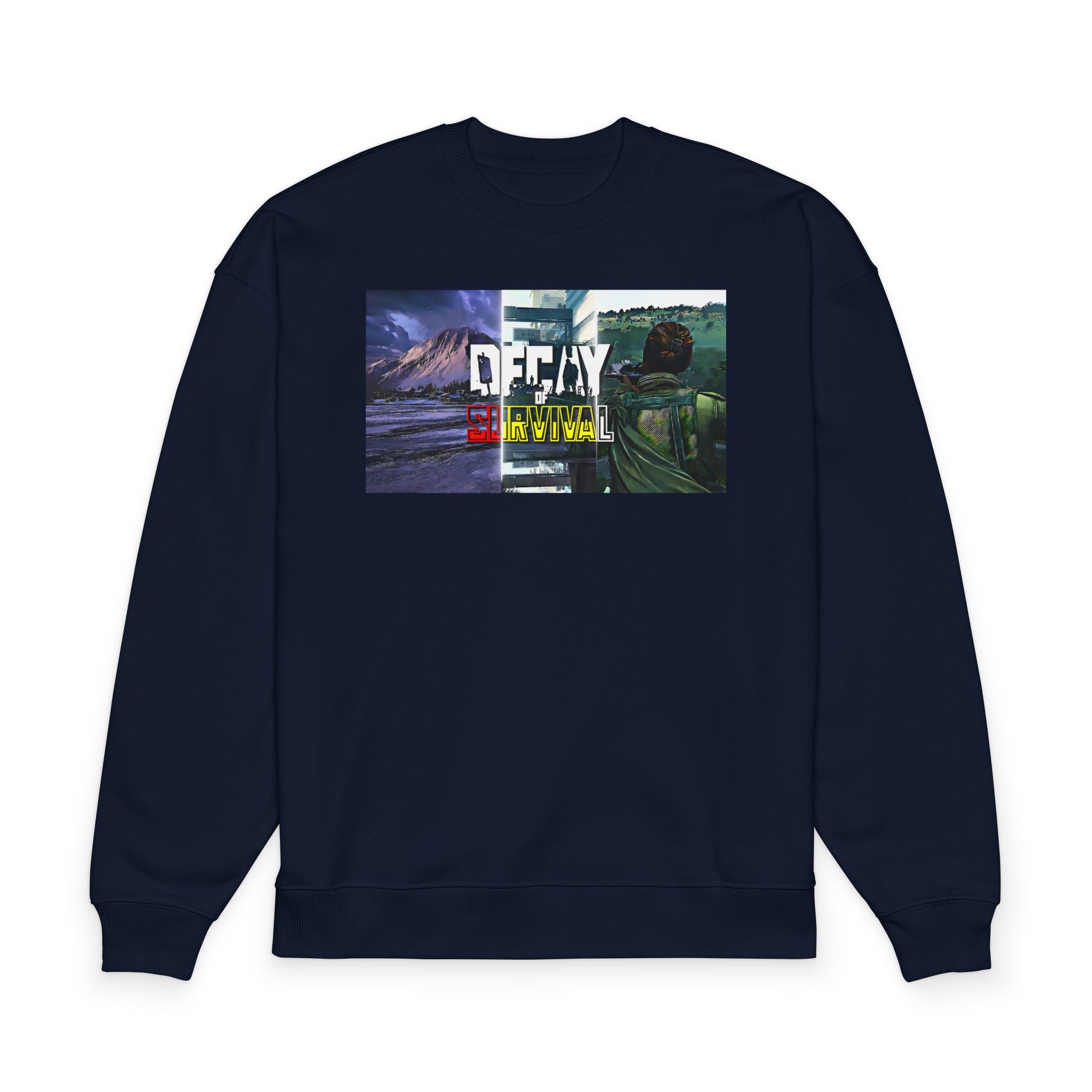 Survival Decay Sweatshirt — Graphic Gaming Crewneck