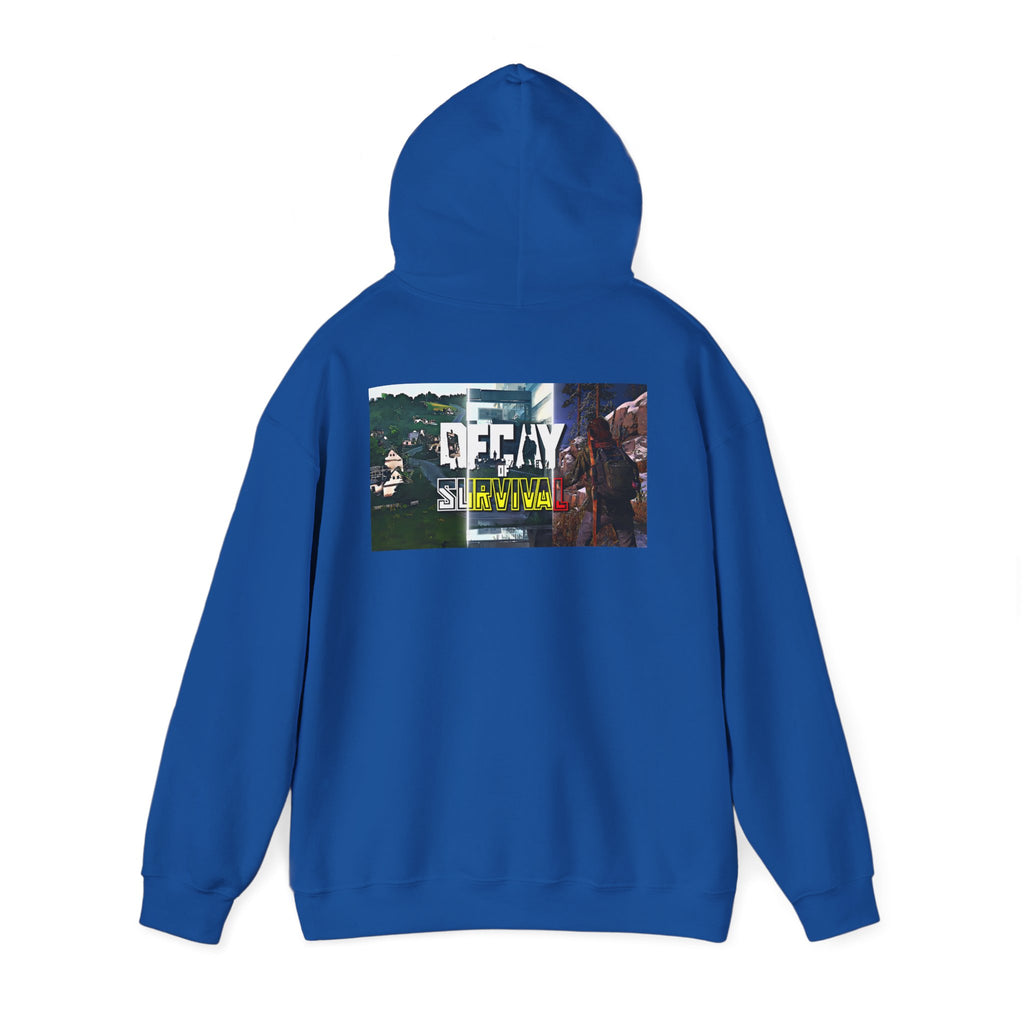 Survivor Graphic Hoodie — 'Decay' Urban Photo-Print Back Crewneck