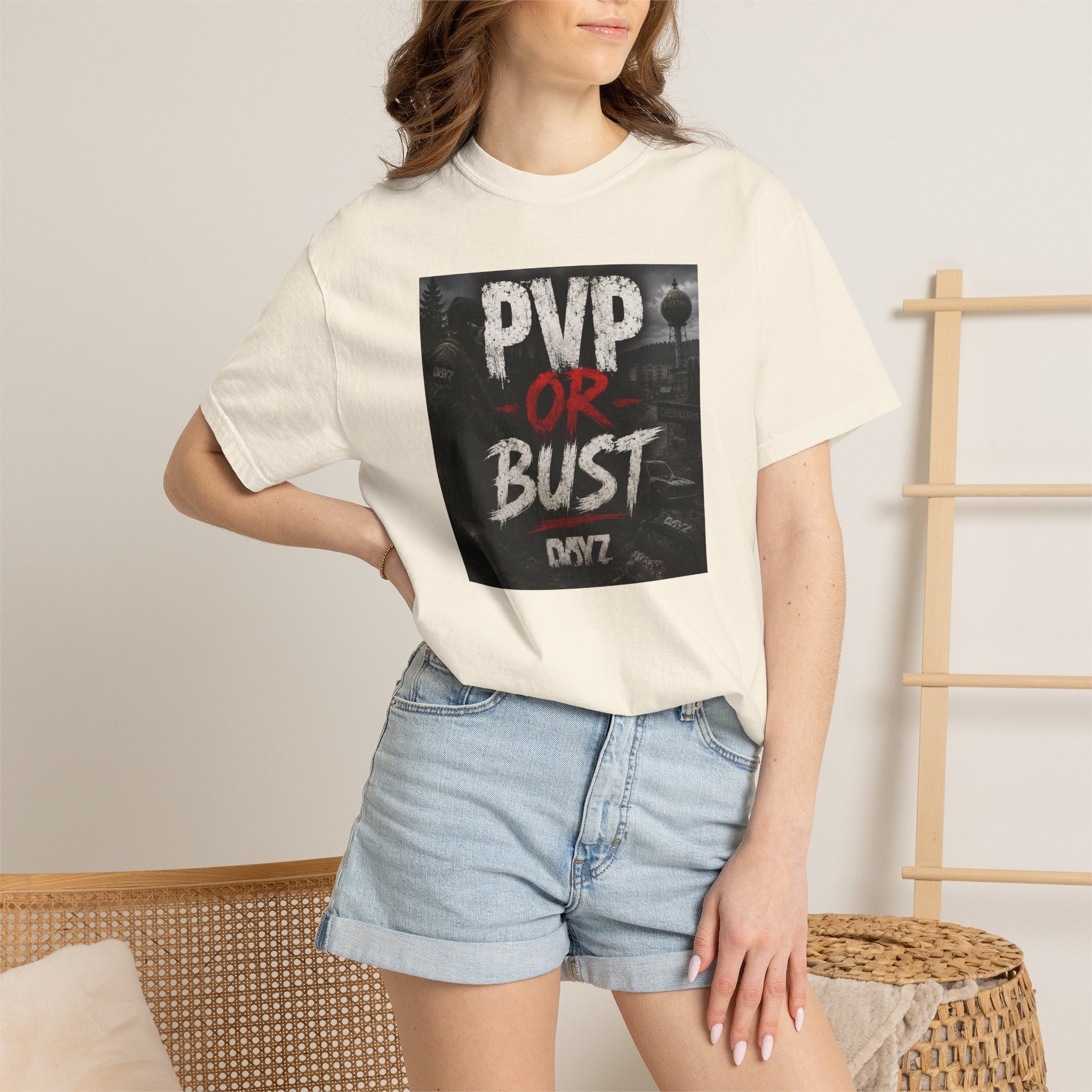 PVP or Bust T-Shirt — DayZ PvP Survival Gamer Tee