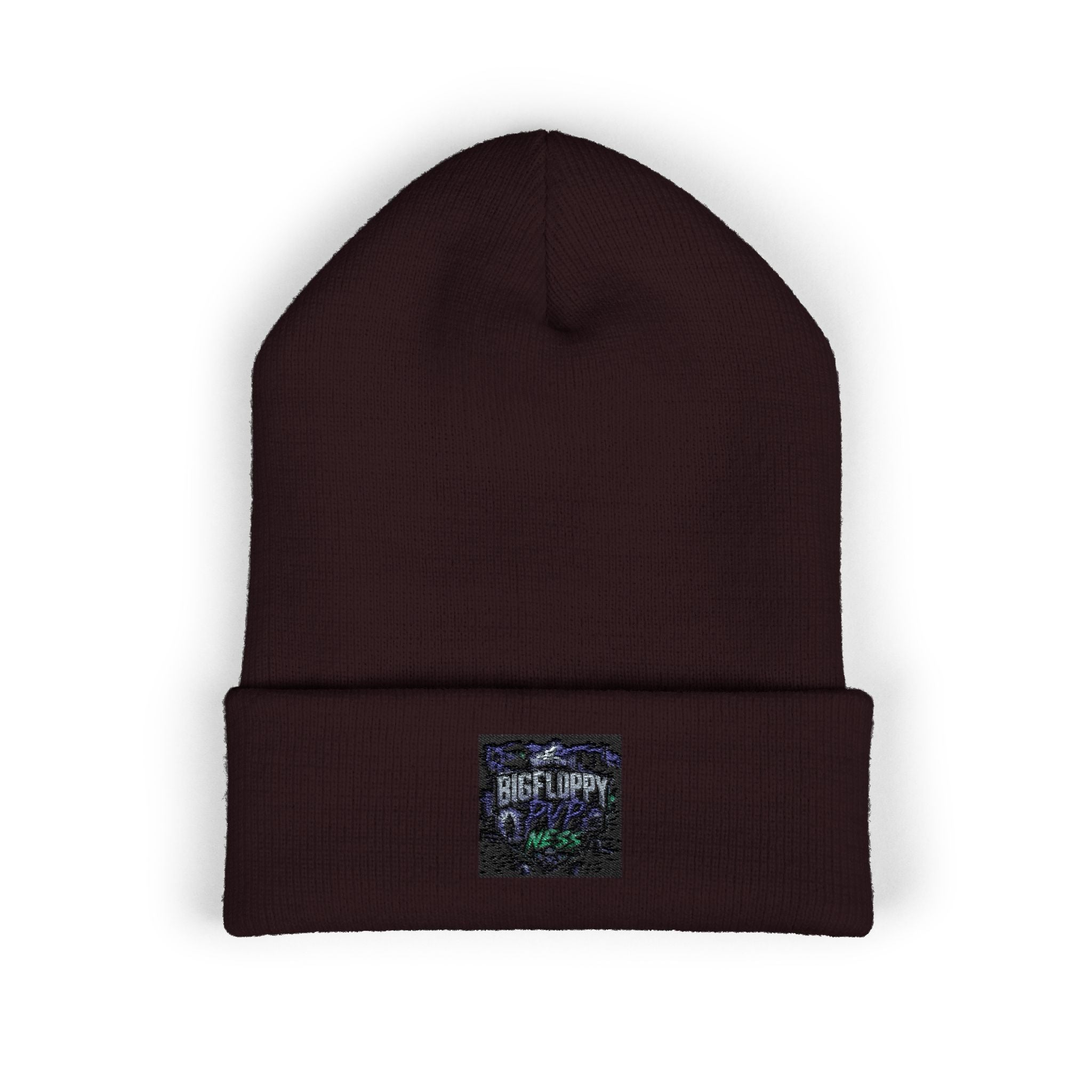 Embroidered 'Adventure Awaits' Classic Cuffed Beanie