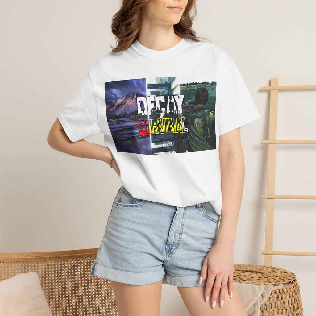 Decay Of Survival Retro Graphic T-Shirt — "OFFDAY Survival" Gamer Adventure Tee