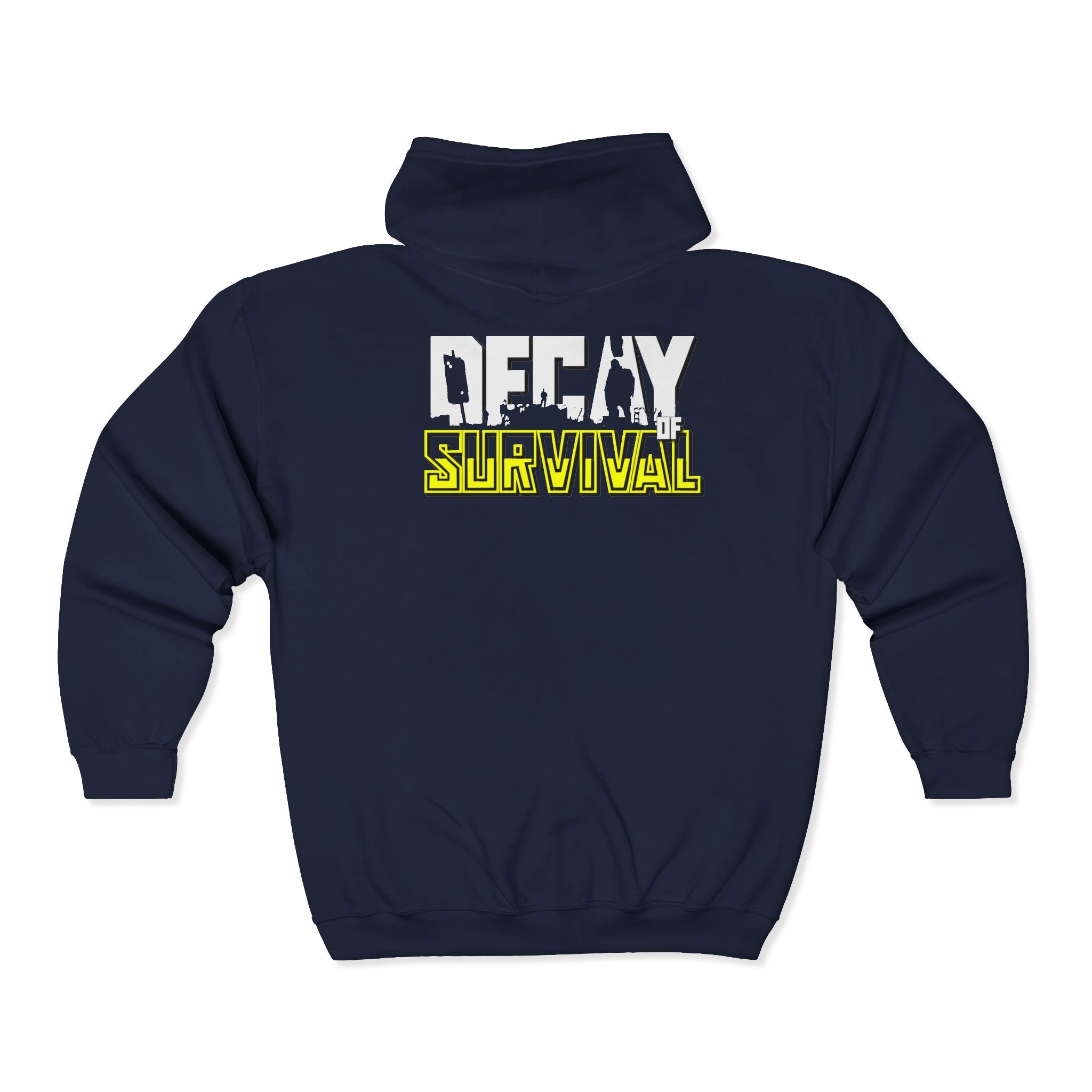 Decay Of Survival - Yellow Zip Up Hoodie — ABN Faction Logo Streetwear