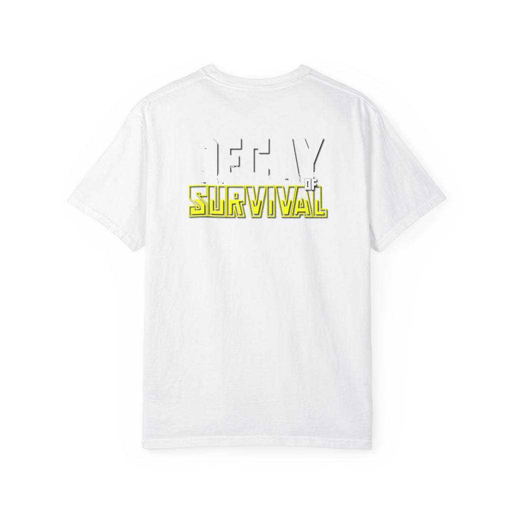 Decay Of Survival Faction Tee — 'ABN' Logo Front & 'Decay of Survival - Yellow' Graphic Back