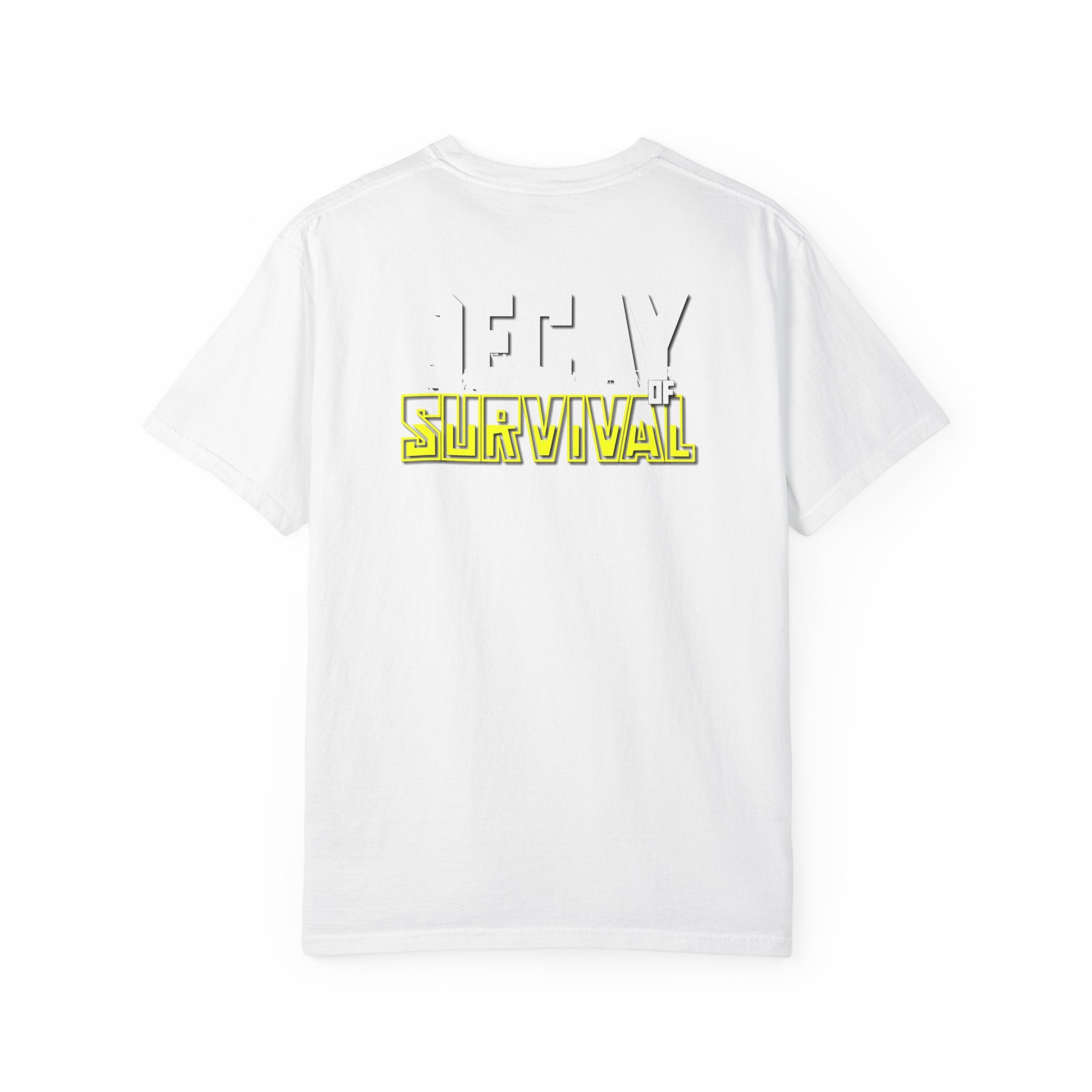 Decay Of Survival Faction Tee — 'ABN' Logo Front & 'Decay of Survival - Yellow' Graphic Back