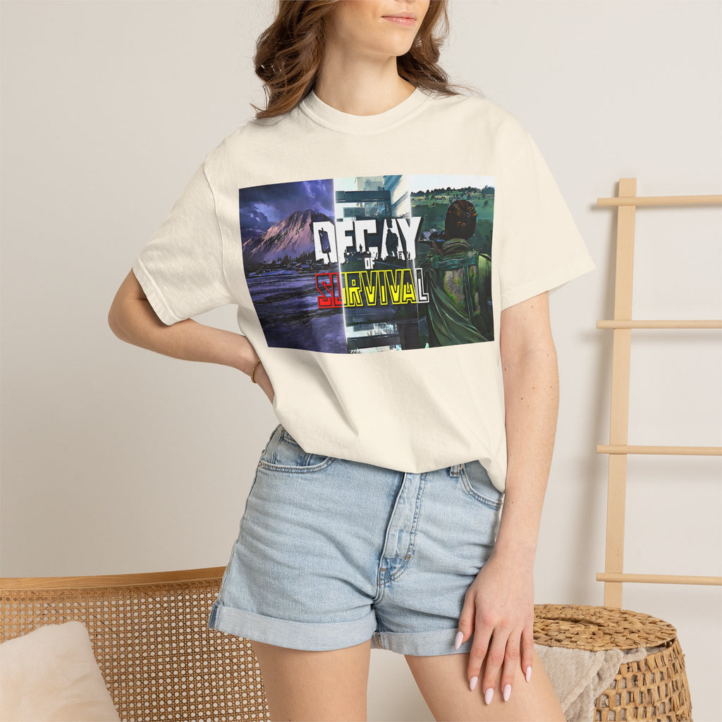 Decay Of Survival Retro Graphic T-Shirt — "OFFDAY Survival" Gamer Adventure Tee