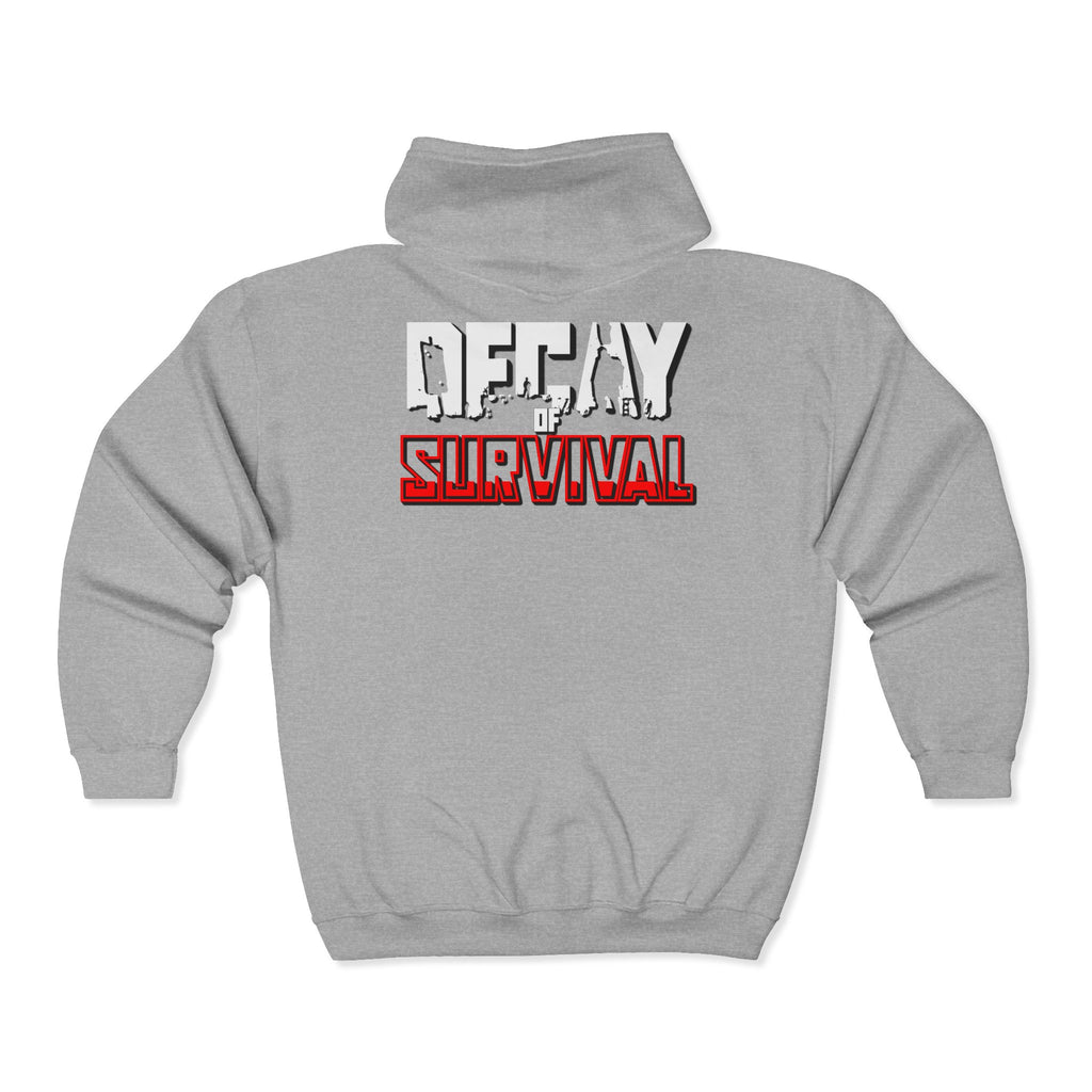 Decay of Survival "RONIN" Zip Hoodie — Post-Apocalyptic Gamer Jacket