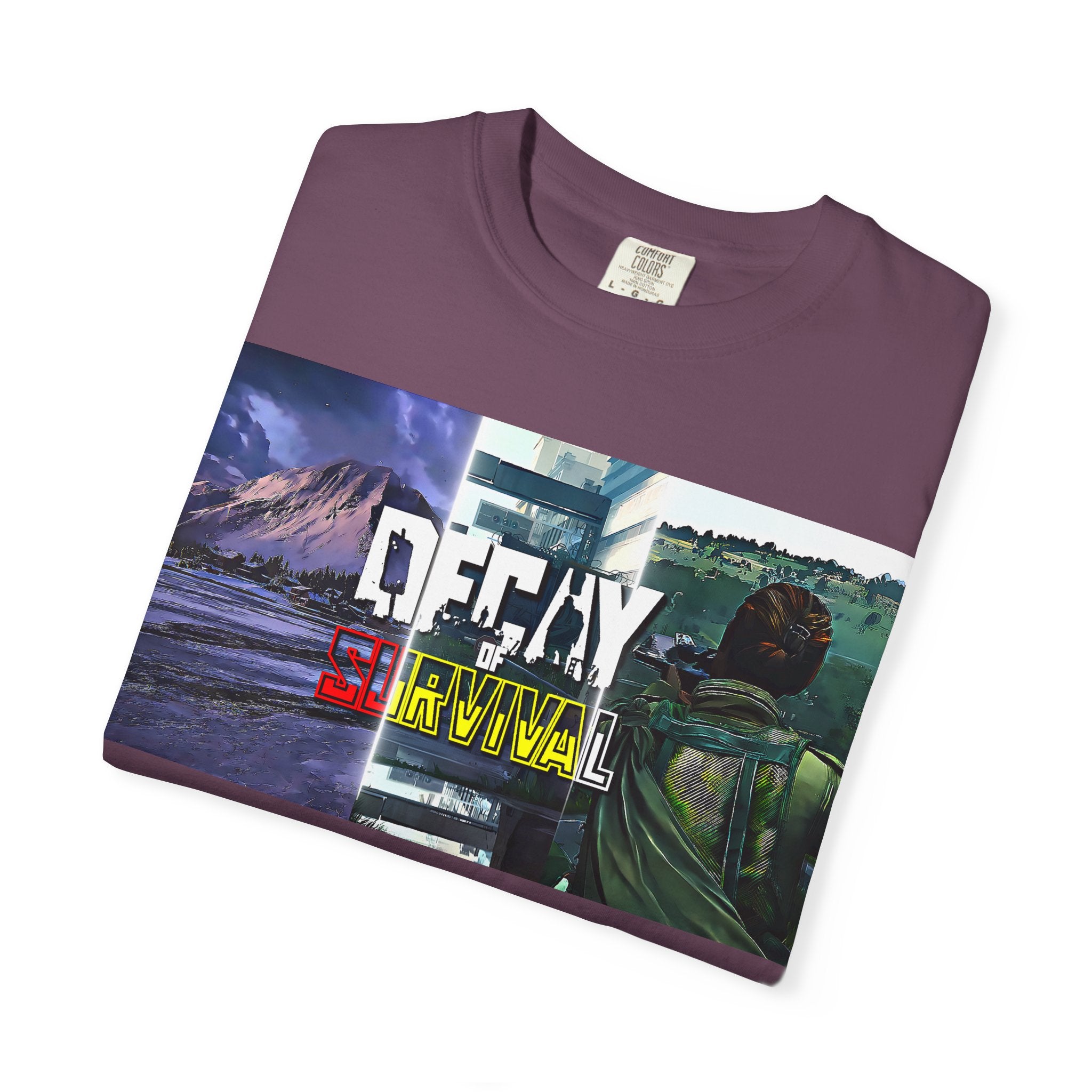 Decay Of Survival Retro Graphic T-Shirt — "OFFDAY Survival" Gamer Adventure Tee