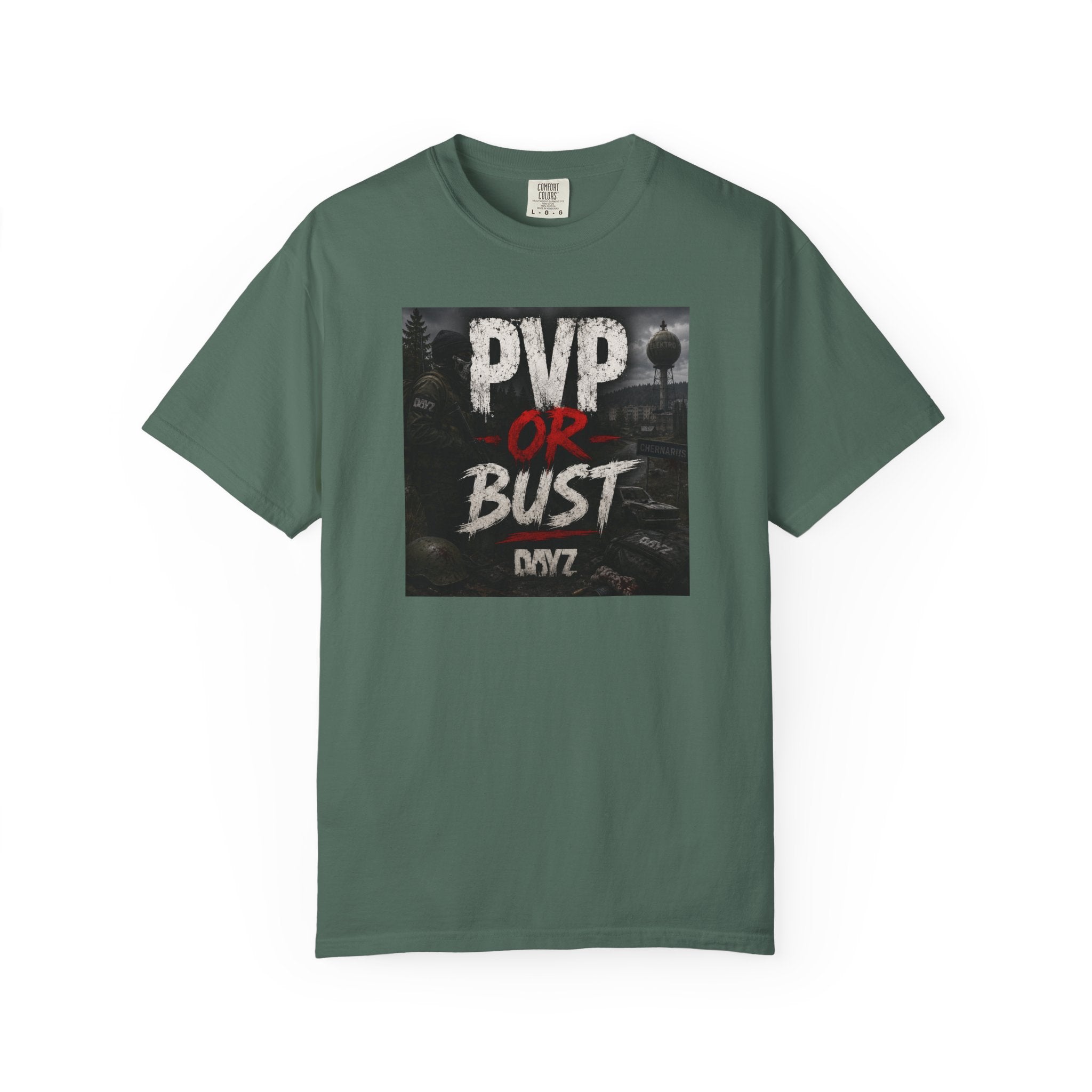 PVP or Bust T-Shirt — DayZ PvP Survival Gamer Tee
