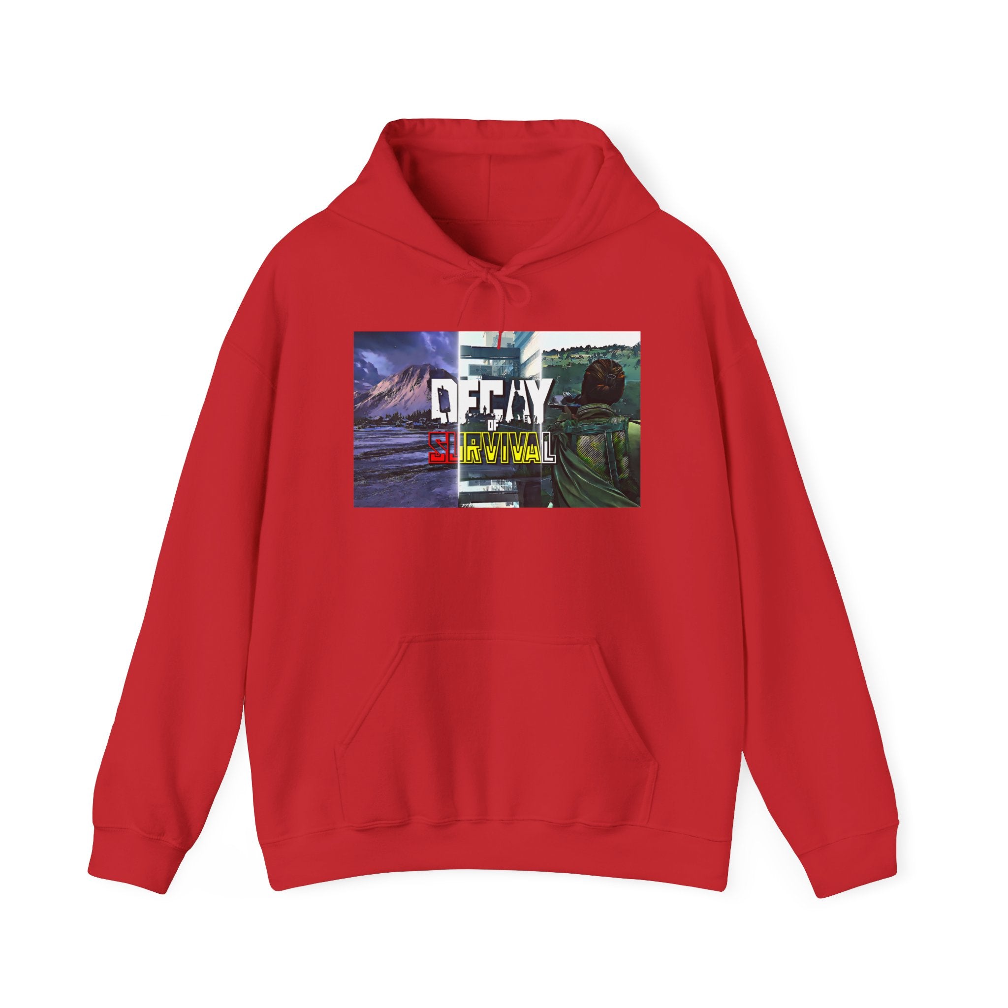 Decay Of Survival Hoodie — Post-Apocalyptic Landscape Graphic Hoodie