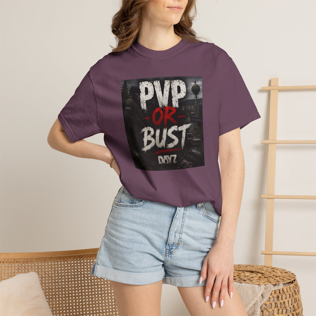 PVP or Bust T-Shirt — DayZ PvP Survival Gamer Tee