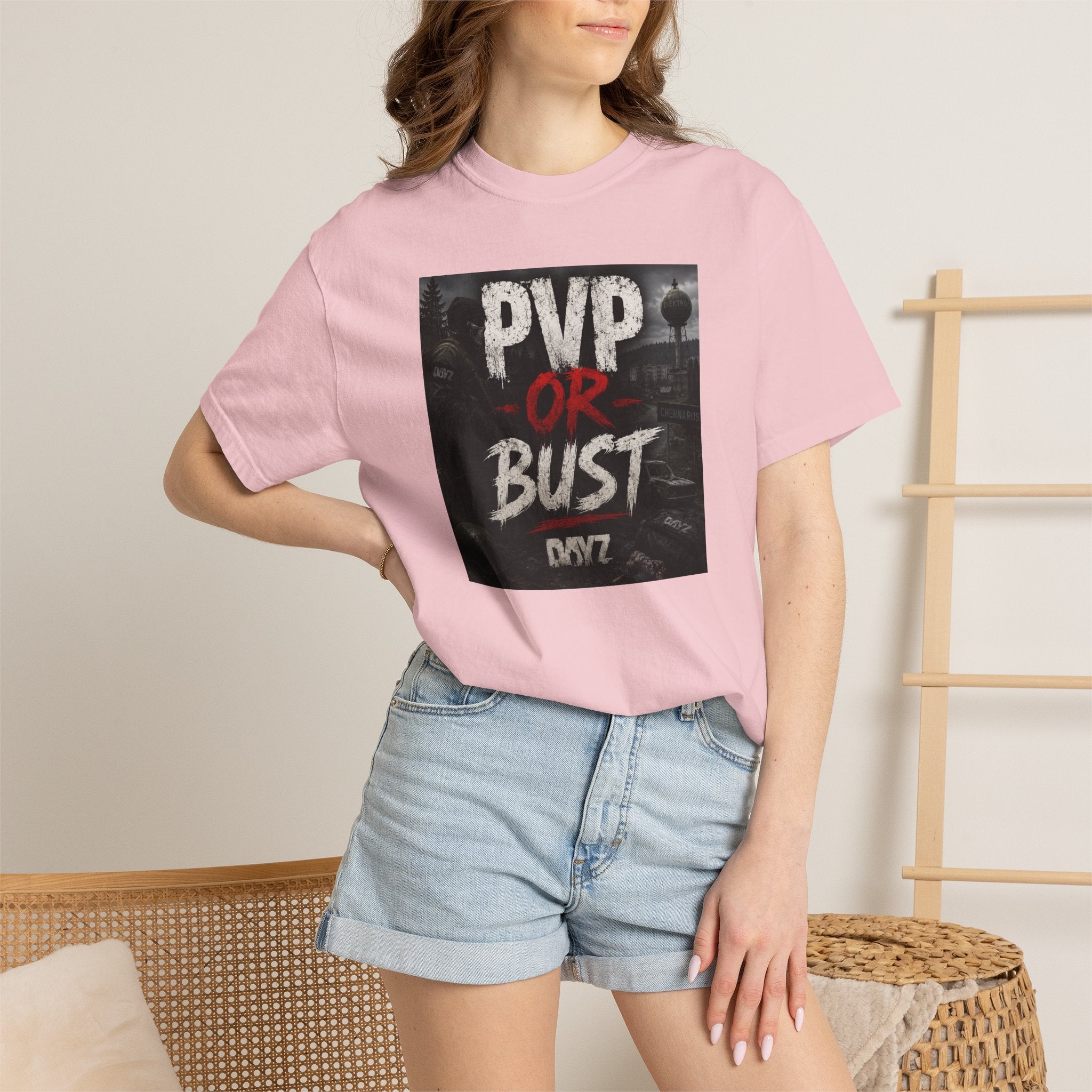 PVP or Bust T-Shirt — DayZ PvP Survival Gamer Tee