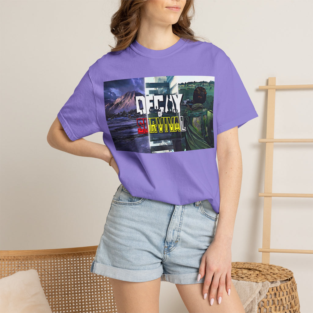 Decay Of Survival Retro Graphic T-Shirt — "OFFDAY Survival" Gamer Adventure Tee