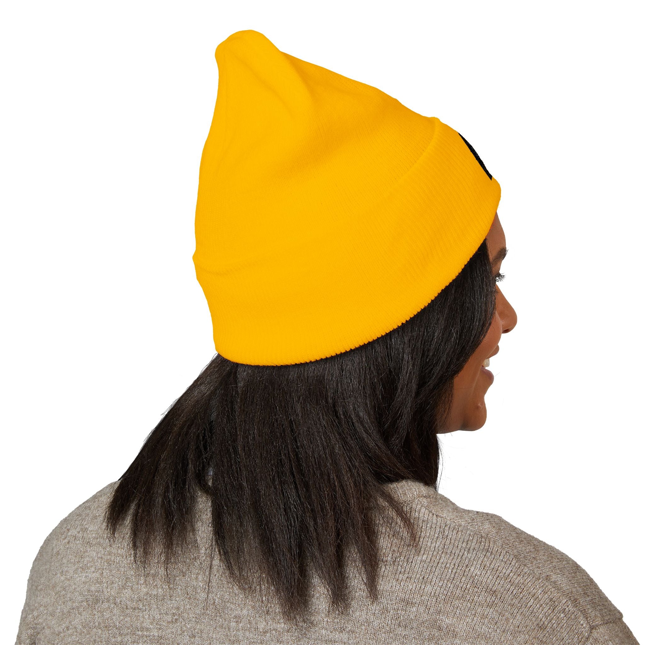 Embroidered 'Adventure Awaits' Classic Cuffed Beanie
