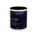 Gamer Nightscape Accent Coffee Mug – 'Bigfloppy PVP ness' Dark Fantasy Design (11/15oz)