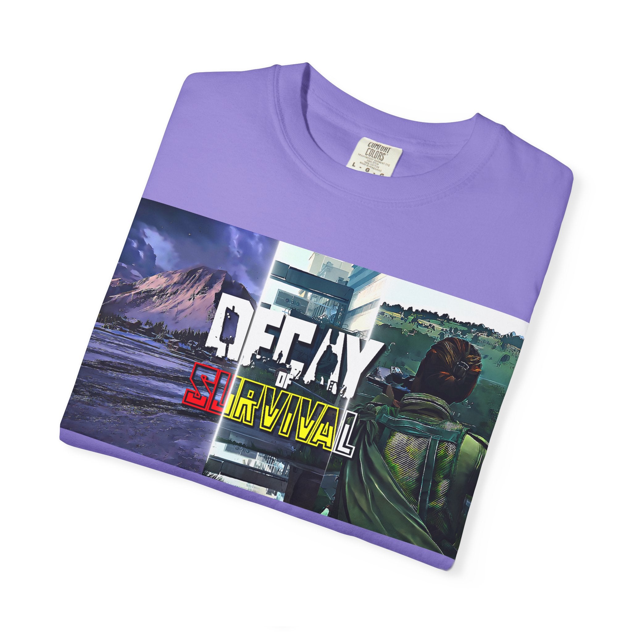 Decay Of Survival Retro Graphic T-Shirt — "OFFDAY Survival" Gamer Adventure Tee