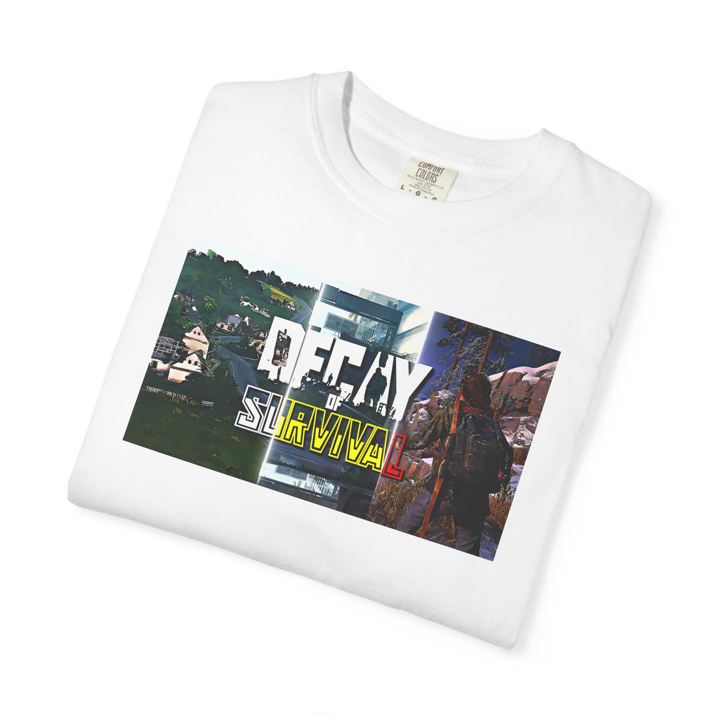 Decay Of Survival Faction Tee — 'Decay of Survival' Logo Front & 'FullMetalMafia' Graphic Logo Back