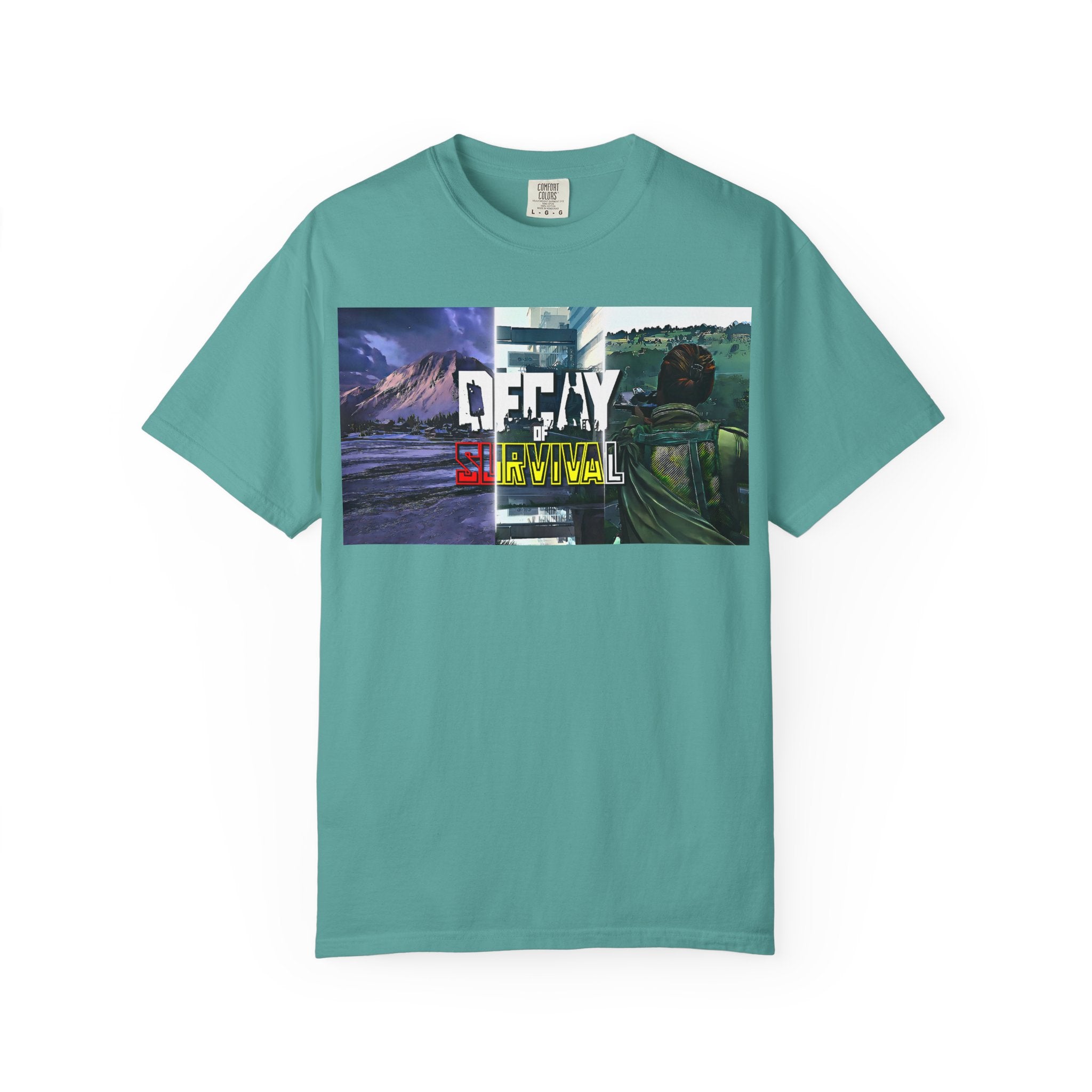 Decay Of Survival Retro Graphic T-Shirt — "OFFDAY Survival" Gamer Adventure Tee
