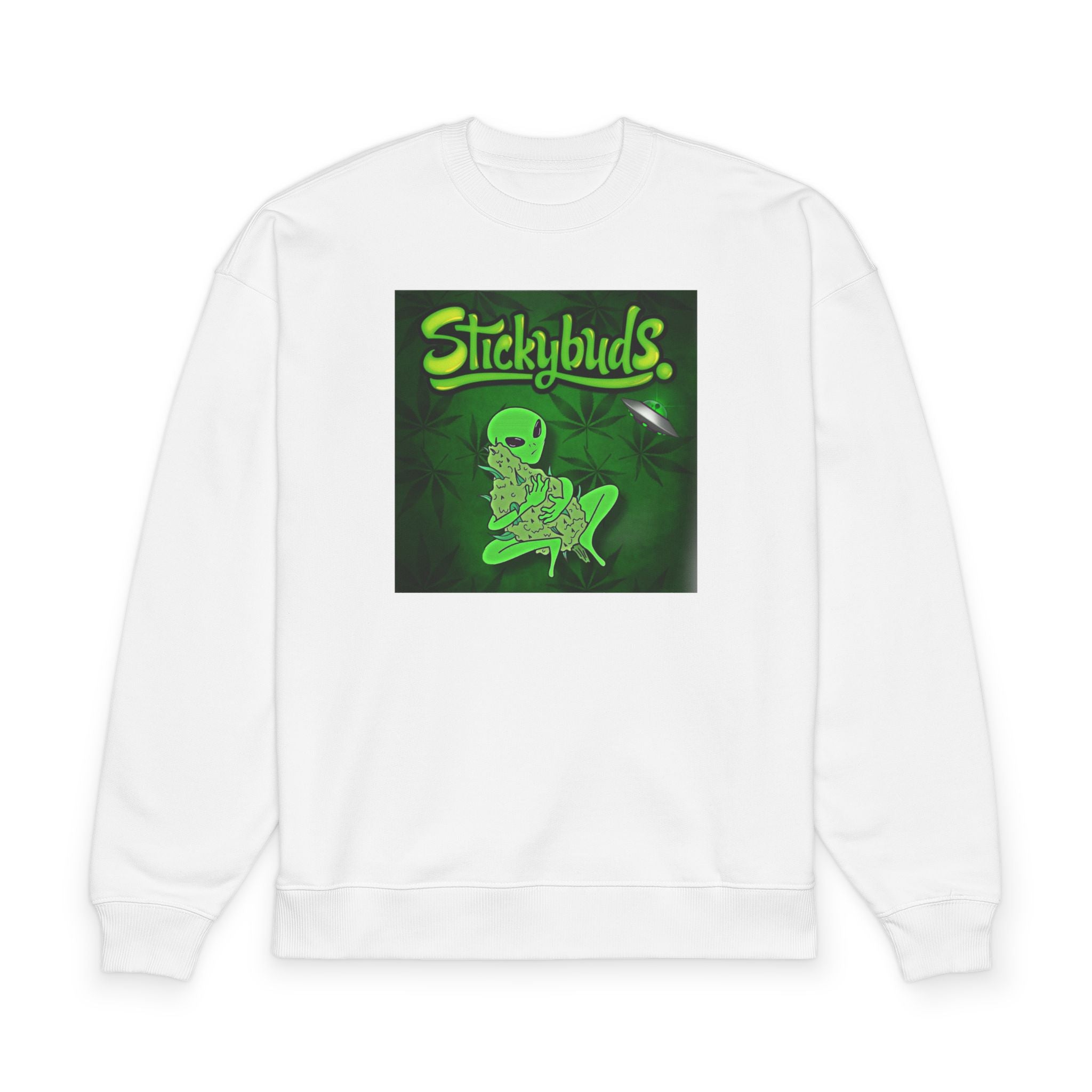 Stickybuds 'Radder 2.0' Sweatshirt — Alien Skate Graphic Pullover