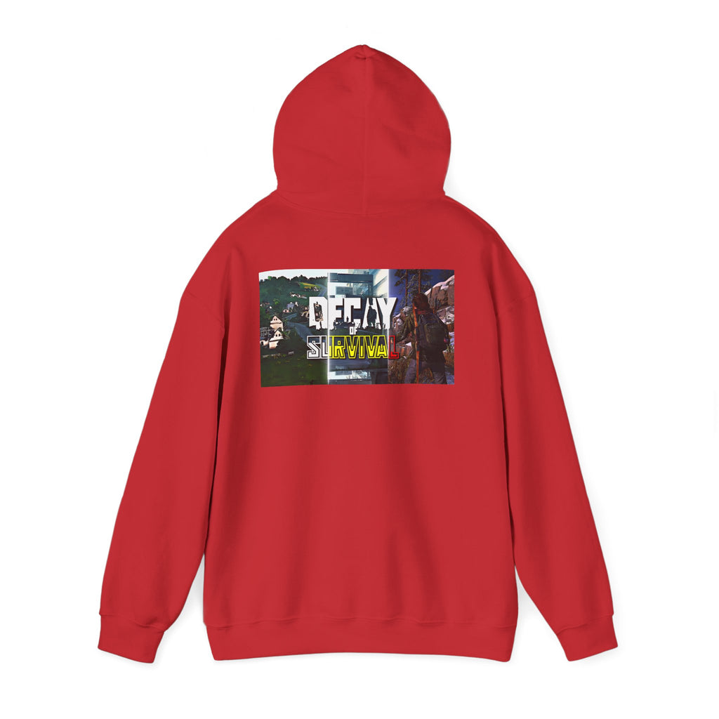 Survivor Graphic Hoodie — 'Decay' Urban Photo-Print Back Crewneck