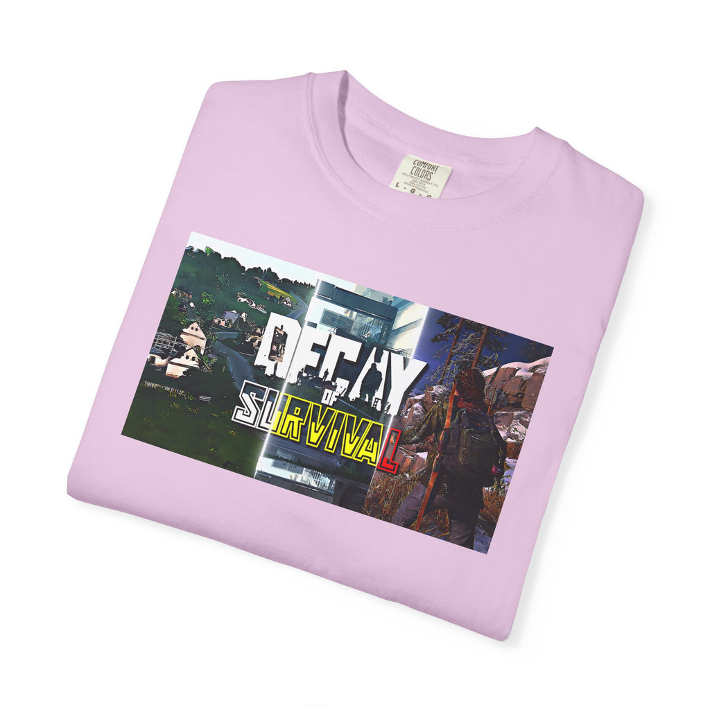 Decay Of Survival Faction Tee — 'Decay of Survival' Logo Front & 'FullMetalMafia' Graphic Logo Back