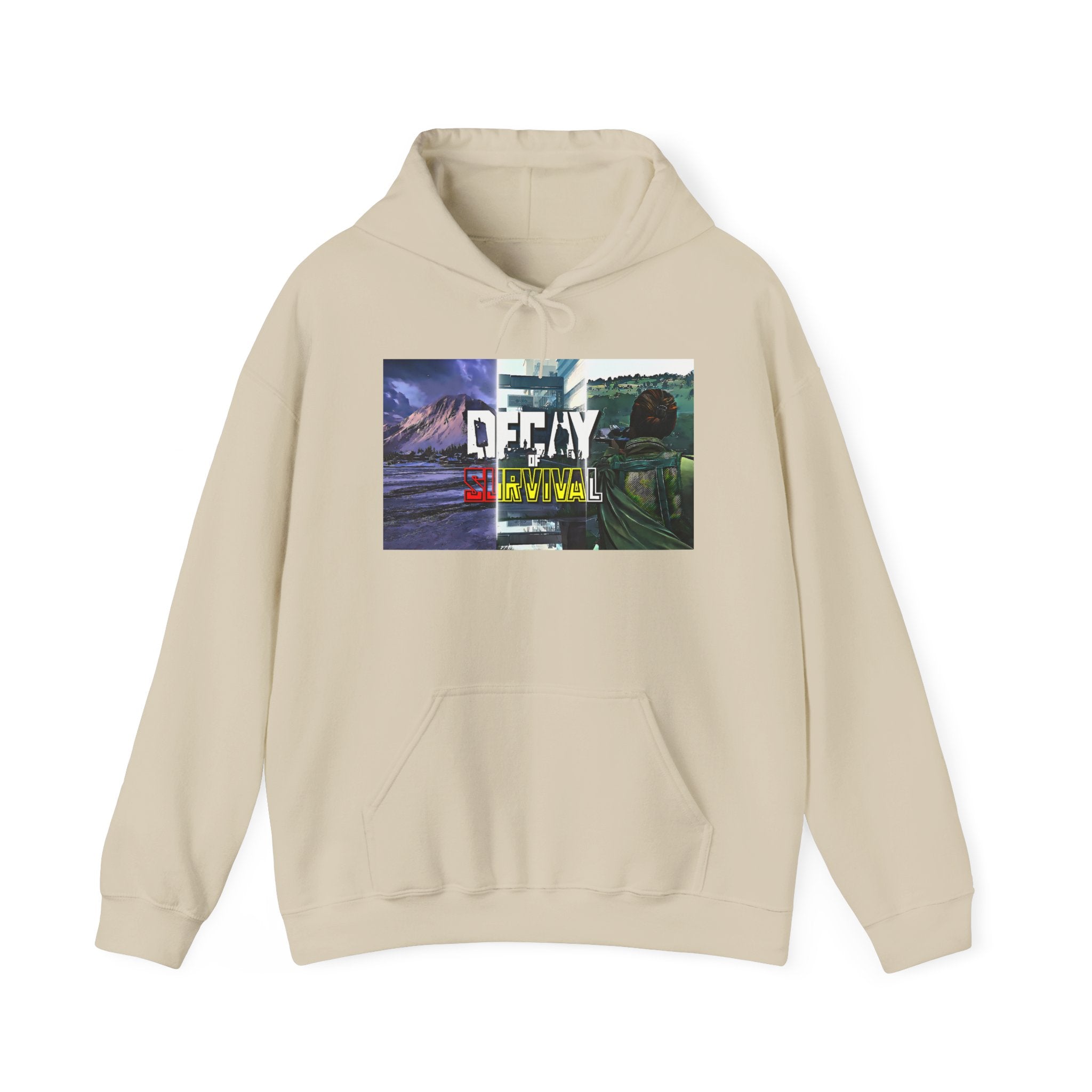 Decay Of Survival Hoodie — Post-Apocalyptic Landscape Graphic Hoodie