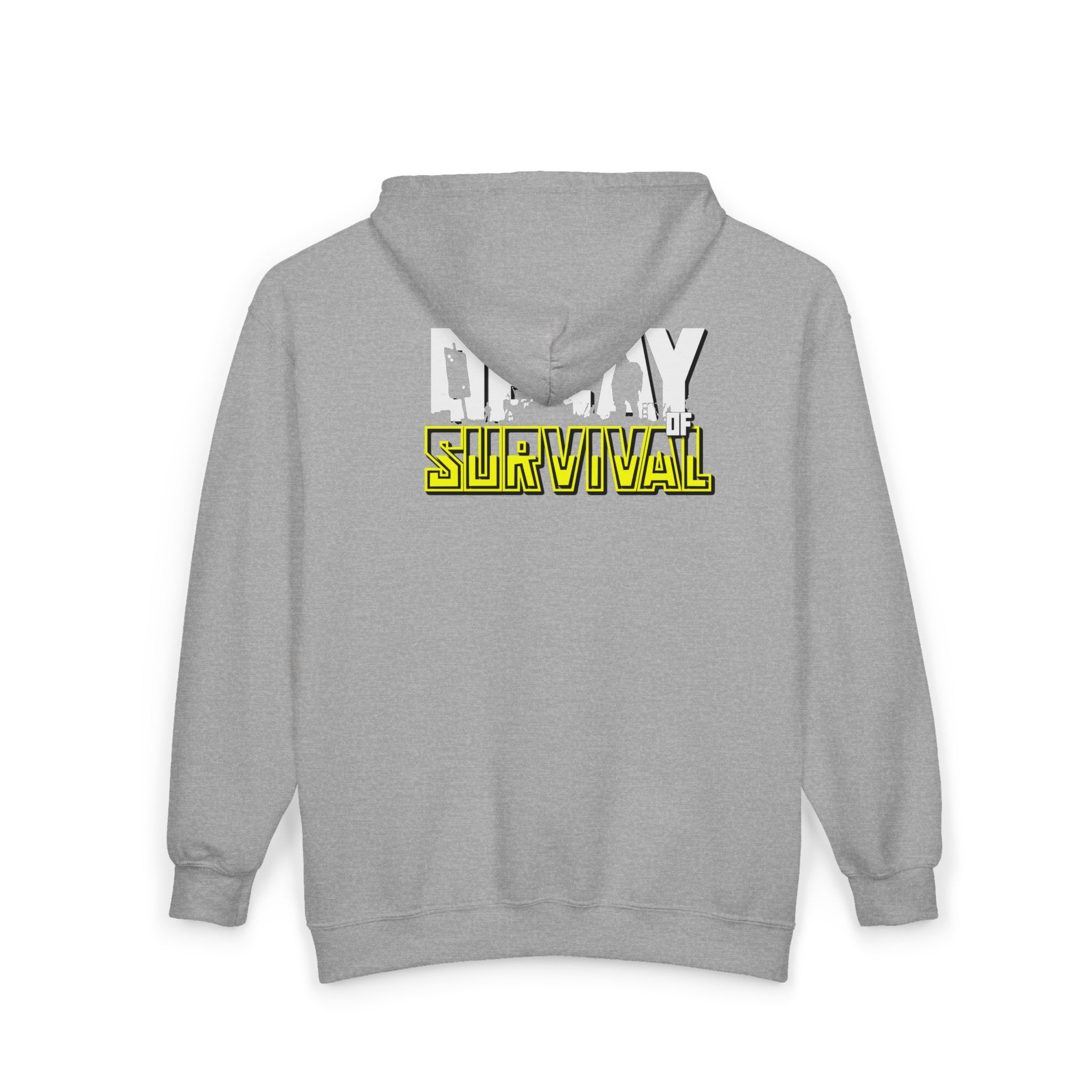 Decay Of Survival - Yellow Zip Up Hoodie — ABN Faction Logo Streetwear