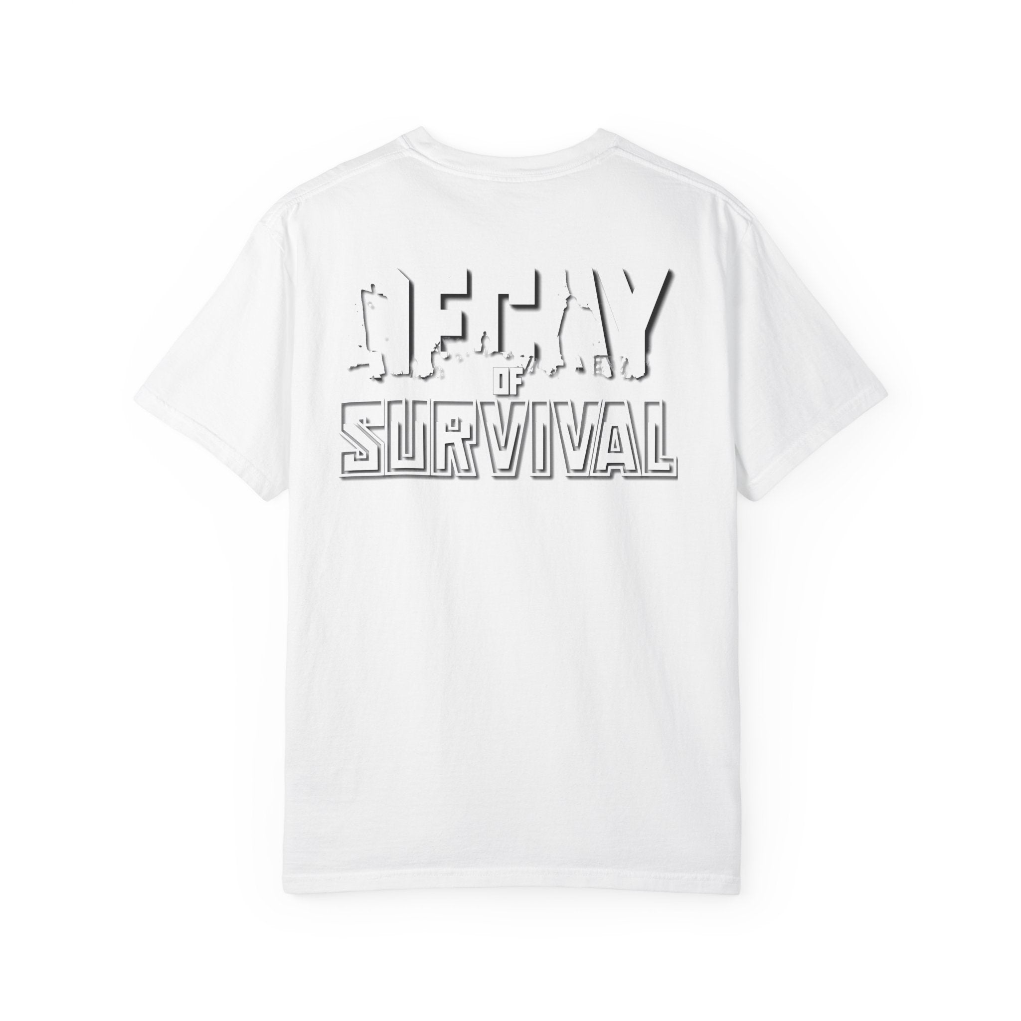 Decay Of Survival Faction Tee — 'ABN' Logo Front & 'Decay of Survival - White' Graphic Back