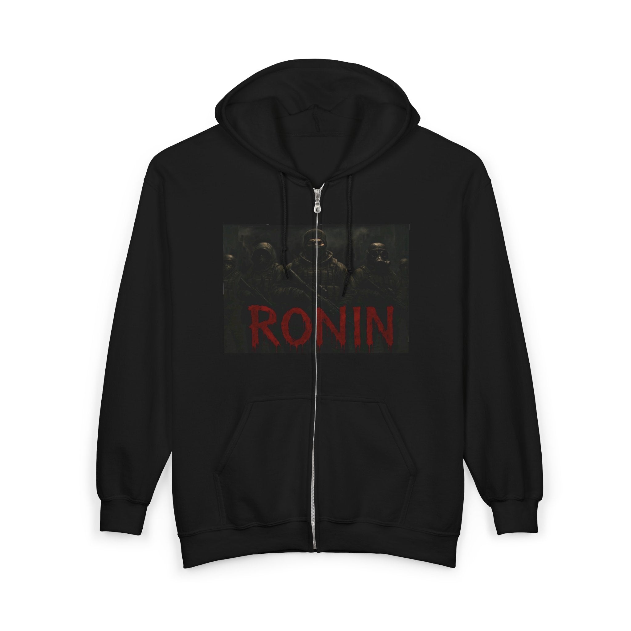 Decay of Survival "RONIN" Zip Hoodie — Post-Apocalyptic Gamer Jacket