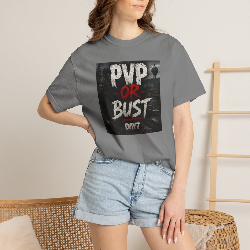 PVP or Bust T-Shirt — DayZ PvP Survival Gamer Tee