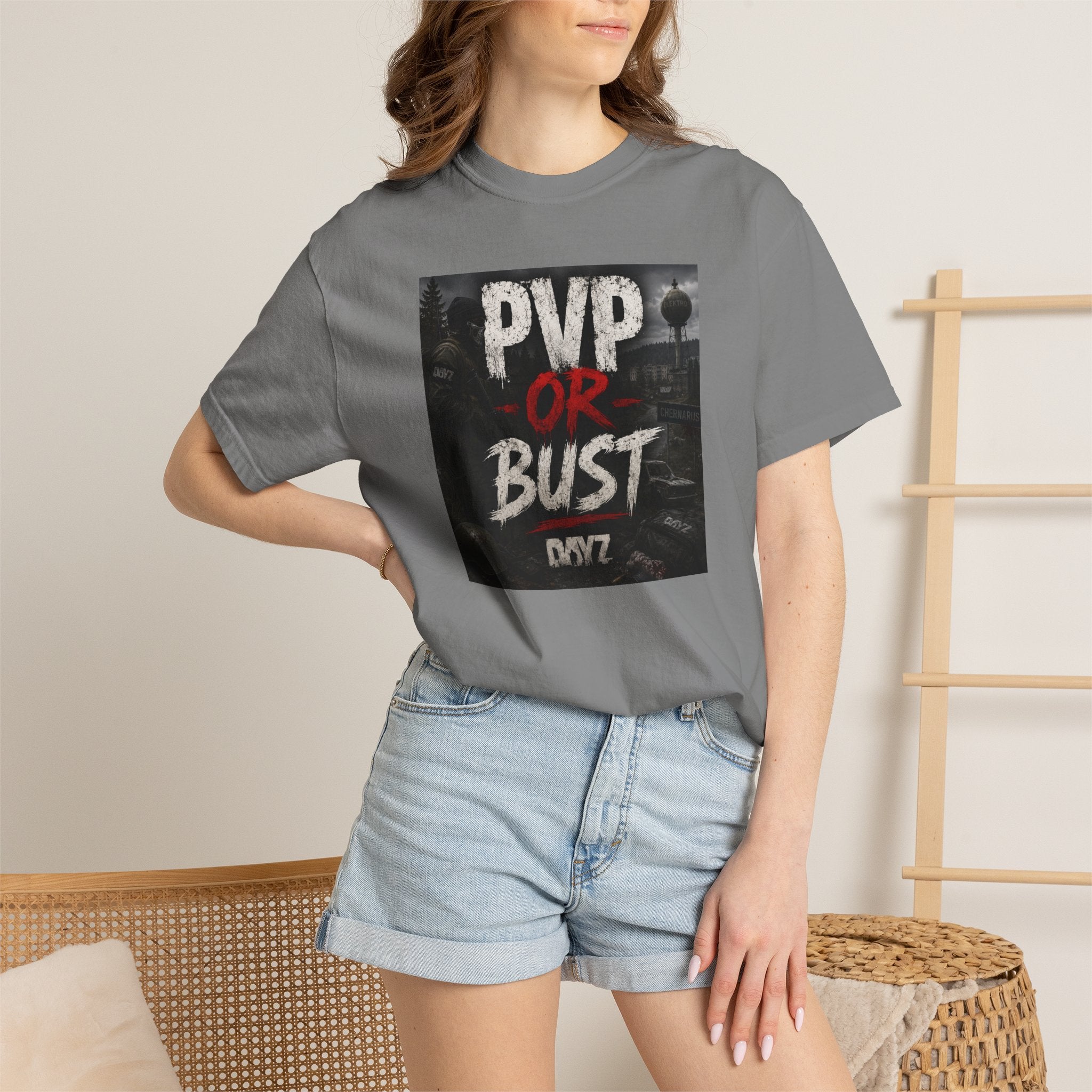 PVP or Bust T-Shirt — DayZ PvP Survival Gamer Tee