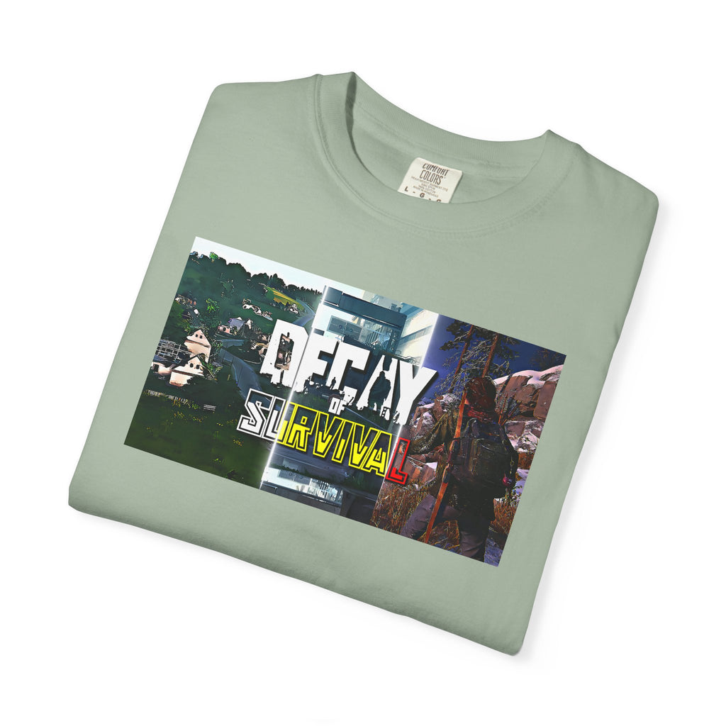 Decay Of Survival Faction Tee — 'Decay of Survival' Logo Front & 'FullMetalMafia' Graphic Logo Back