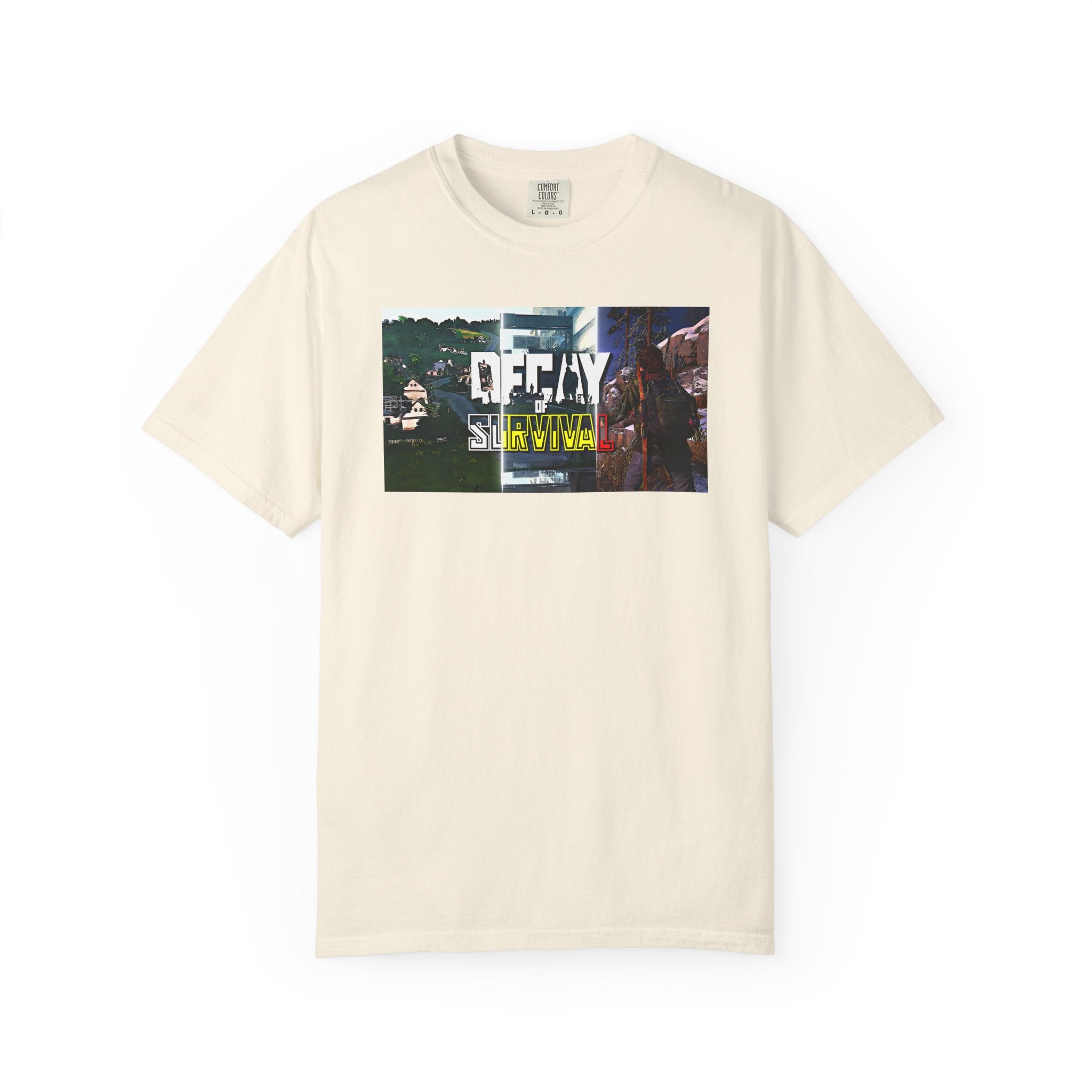 Decay Of Survival Faction Tee — 'Decay of Survival' Logo Front & 'FullMetalMafia' Graphic Logo Back