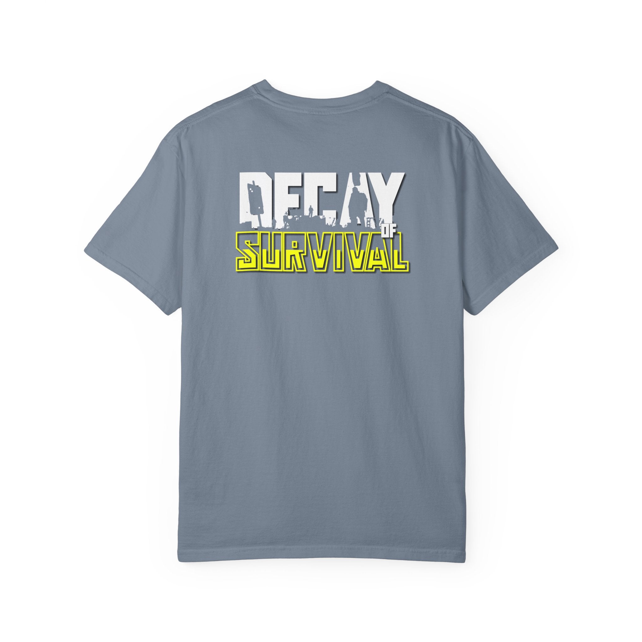 Decay Of Survival Faction Tee — 'ABN' Logo Front & 'Decay of Survival - Yellow' Graphic Back