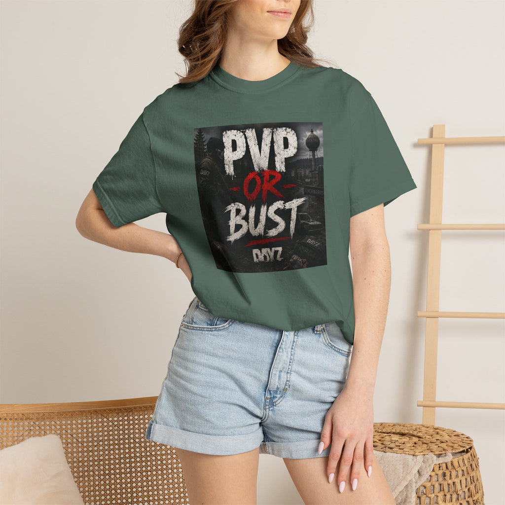 PVP or Bust T-Shirt — DayZ PvP Survival Gamer Tee