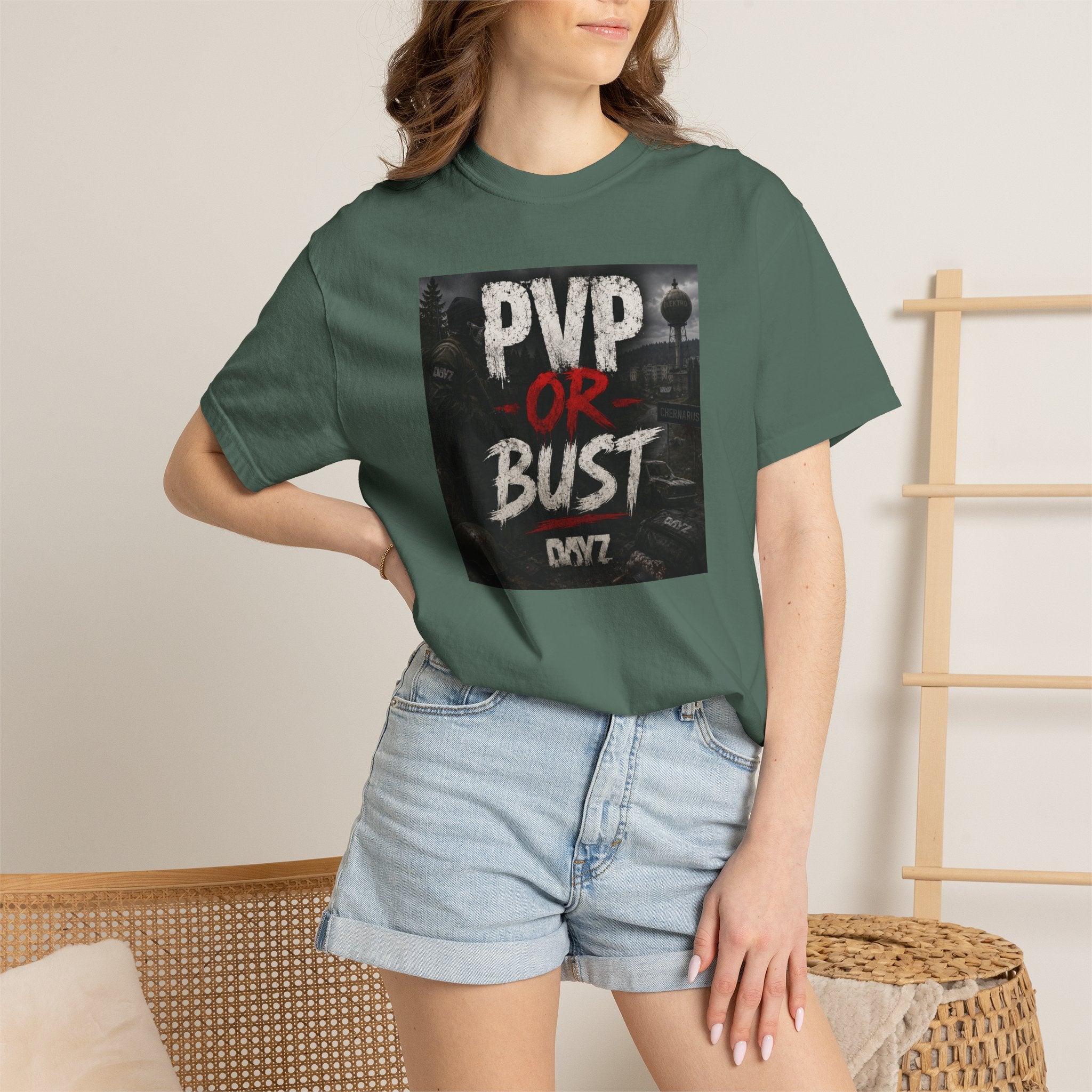 PVP or Bust T-Shirt — DayZ PvP Survival Gamer Tee