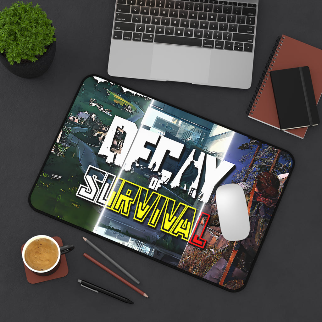 Decay of Survival Gaming Desk Mat — Post-Apocalyptic PC Mouse Pad