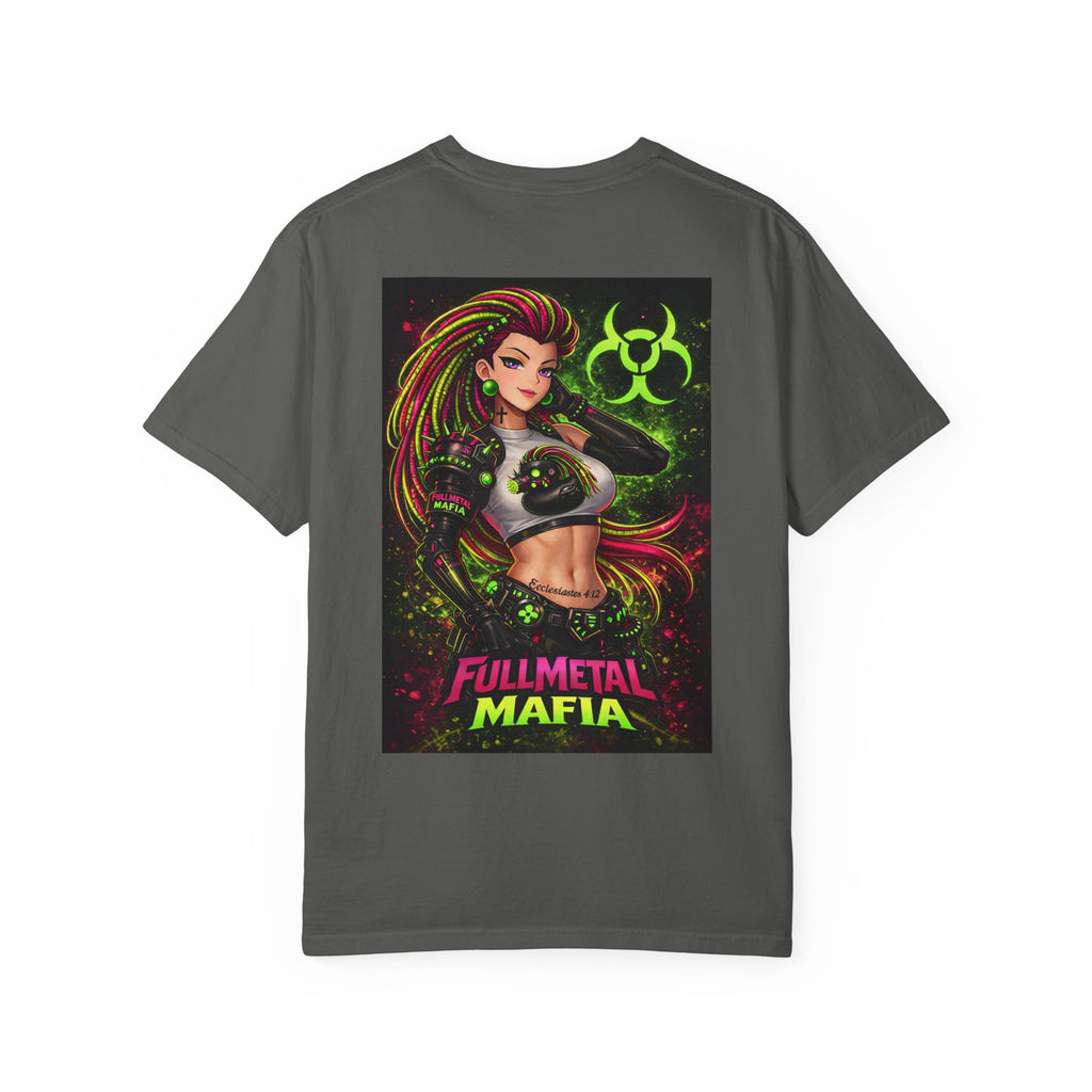 Decay Of Survival Faction Tee — 'Decay of Survival' Logo Front & 'FullMetalMafia' Graphic Logo Back