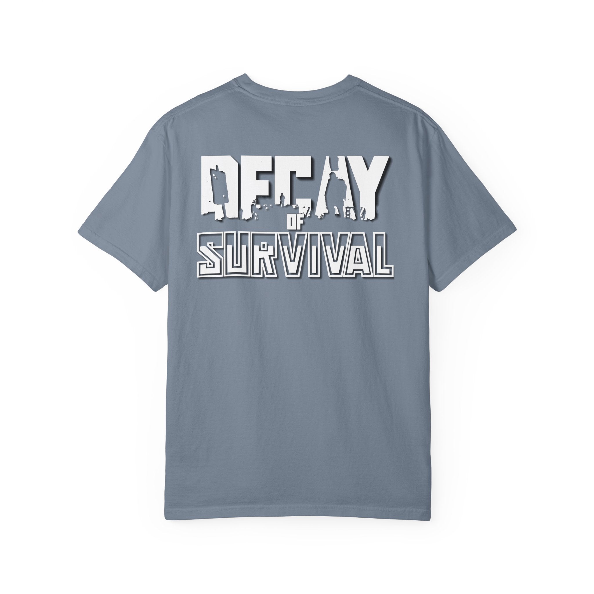 Decay Of Survival Faction Tee — 'ABN' Logo Front & 'Decay of Survival - White' Graphic Back