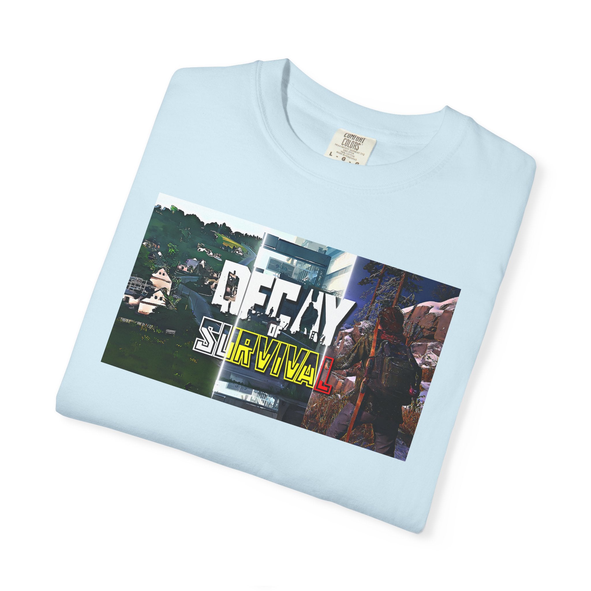 Decay Of Survival Faction Tee — 'Decay of Survival' Logo Front & 'FullMetalMafia' Graphic Logo Back