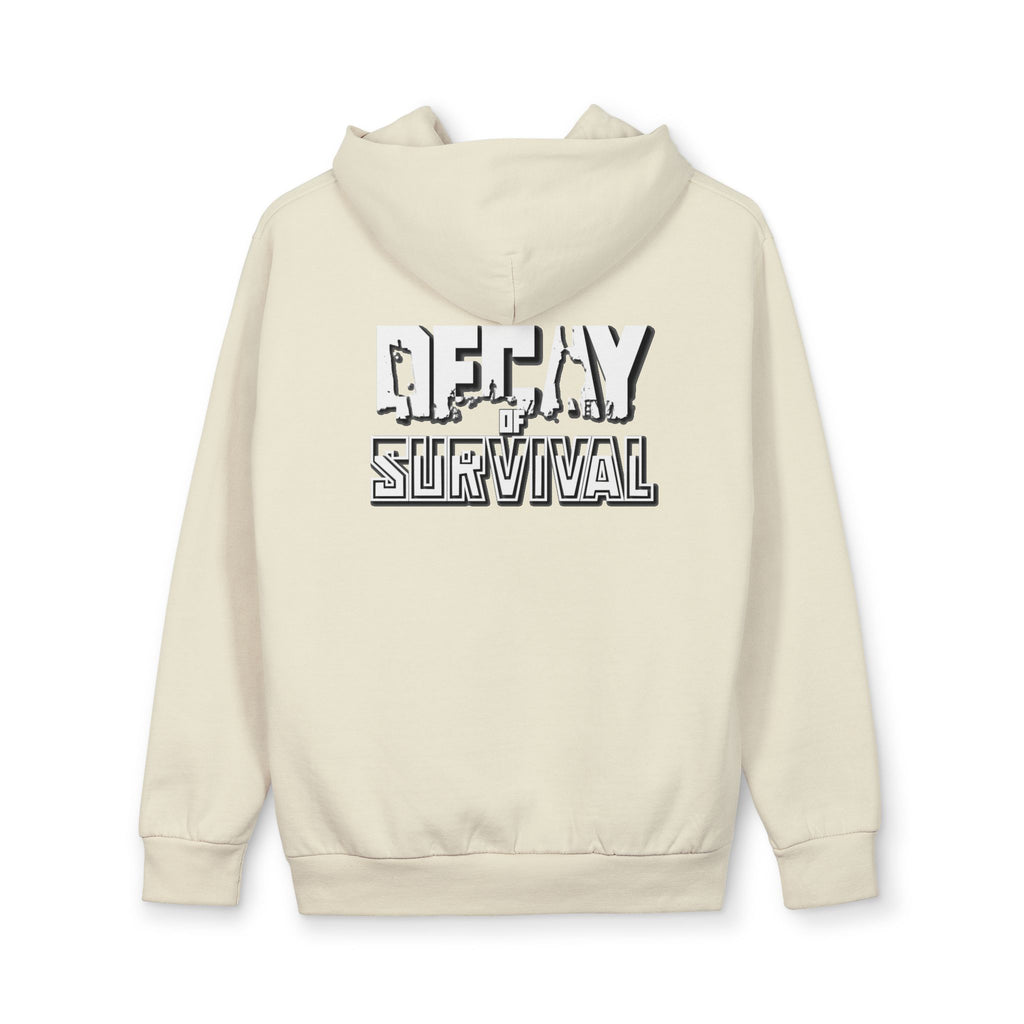 Decay Of Survival - White Hoodie — ABN Faction Logo Pullover
