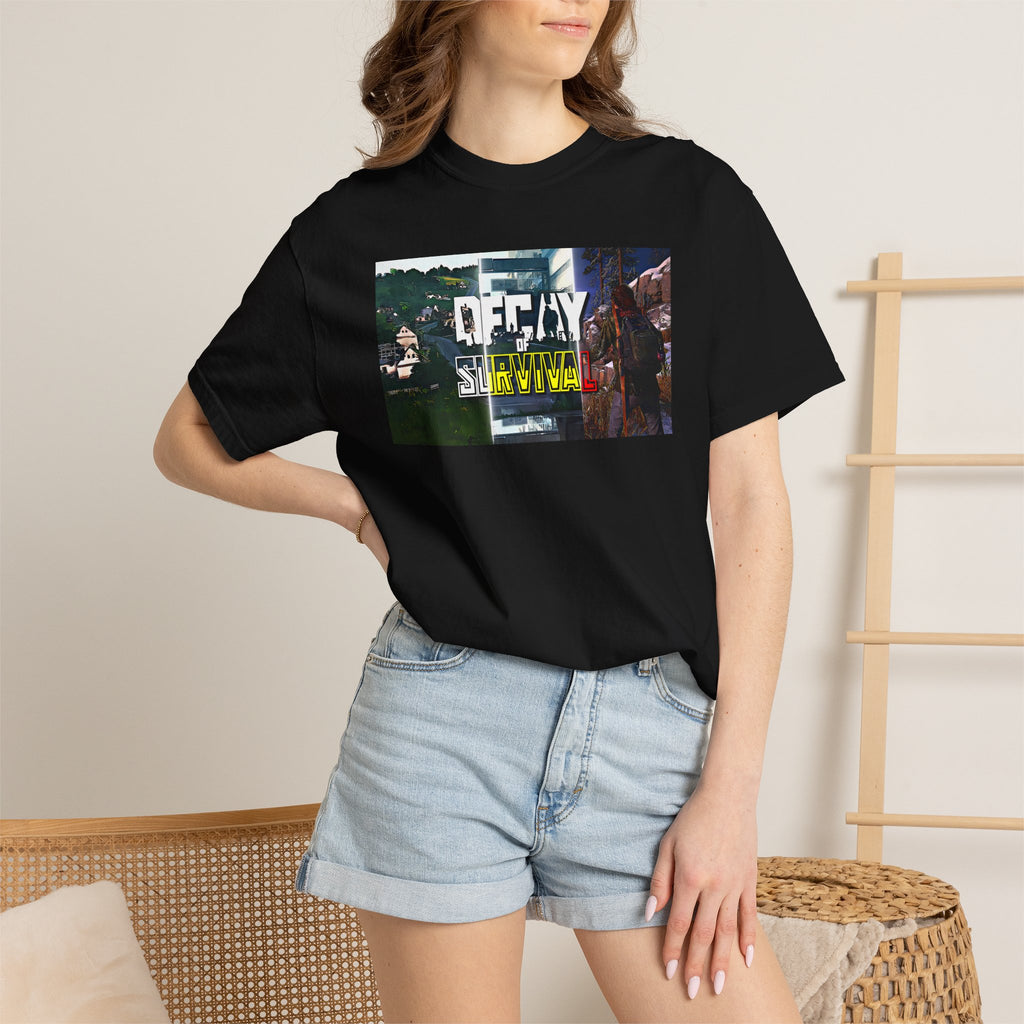 Decay Of Survival Faction Tee — 'Decay of Survival' Logo Front & 'FullMetalMafia' Graphic Logo Back