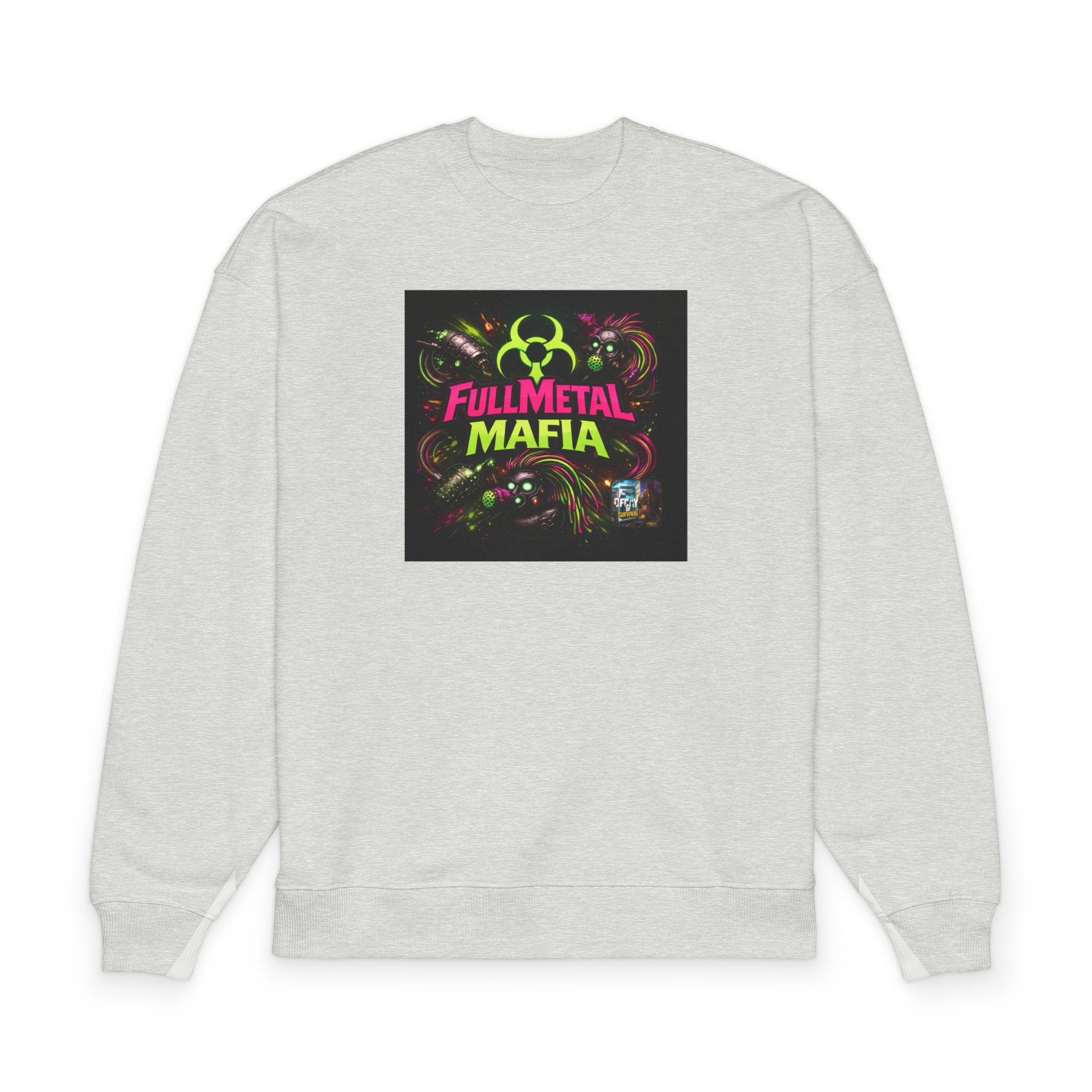 Fullmetal Mafia Survival Sweatshirt — Graphic Organic Oversized Crewneck