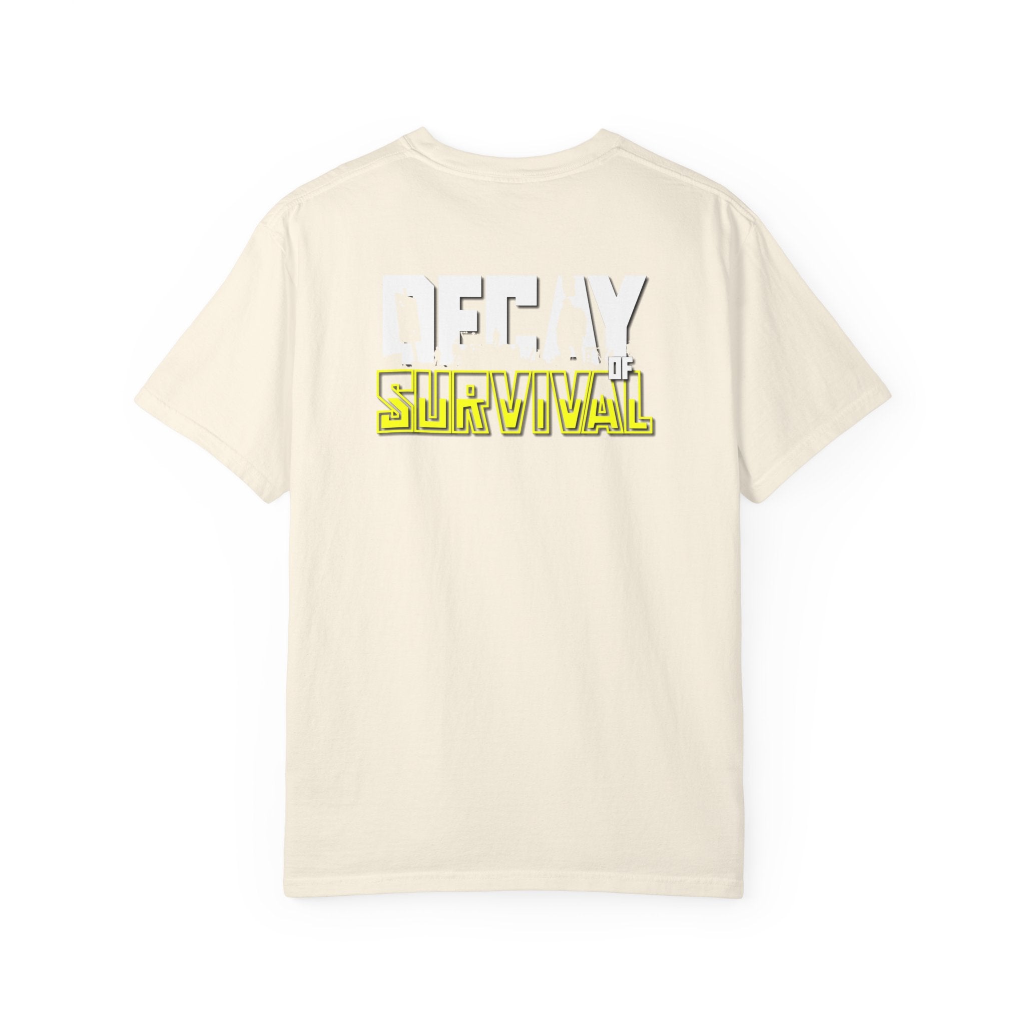 Decay Of Survival Faction Tee — 'ABN' Logo Front & 'Decay of Survival - Yellow' Graphic Back