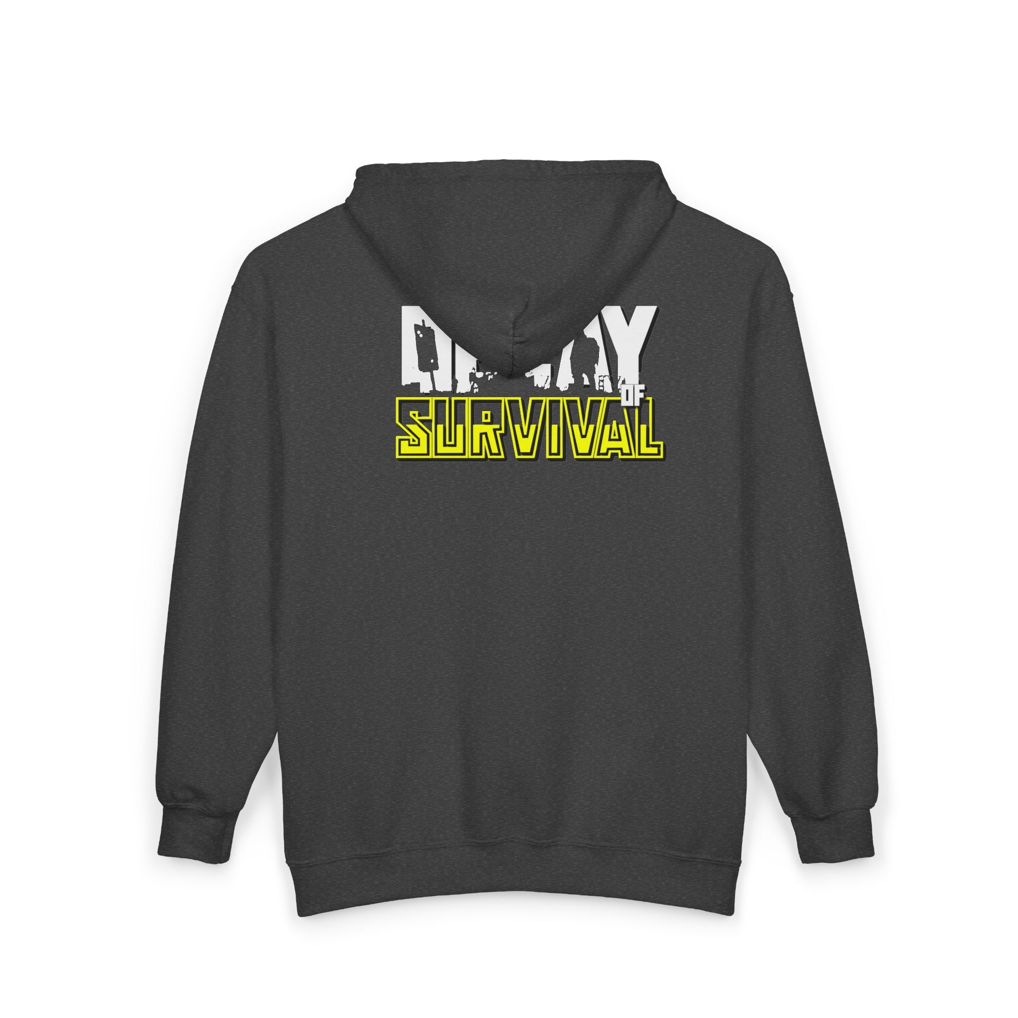 Decay Of Survival - Yellow Zip Up Hoodie — ABN Faction Logo Streetwear