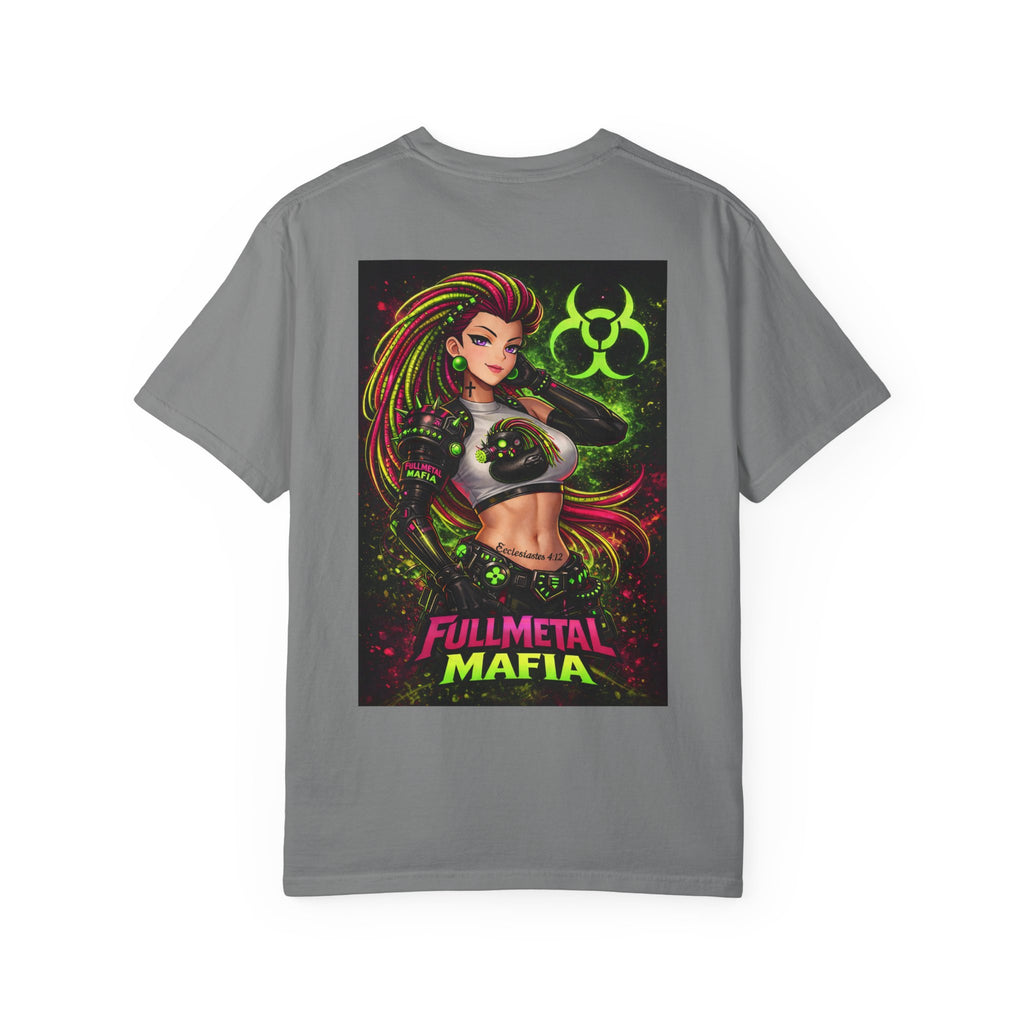 Decay Of Survival Faction Tee — 'Decay of Survival' Logo Front & 'FullMetalMafia' Graphic Logo Back