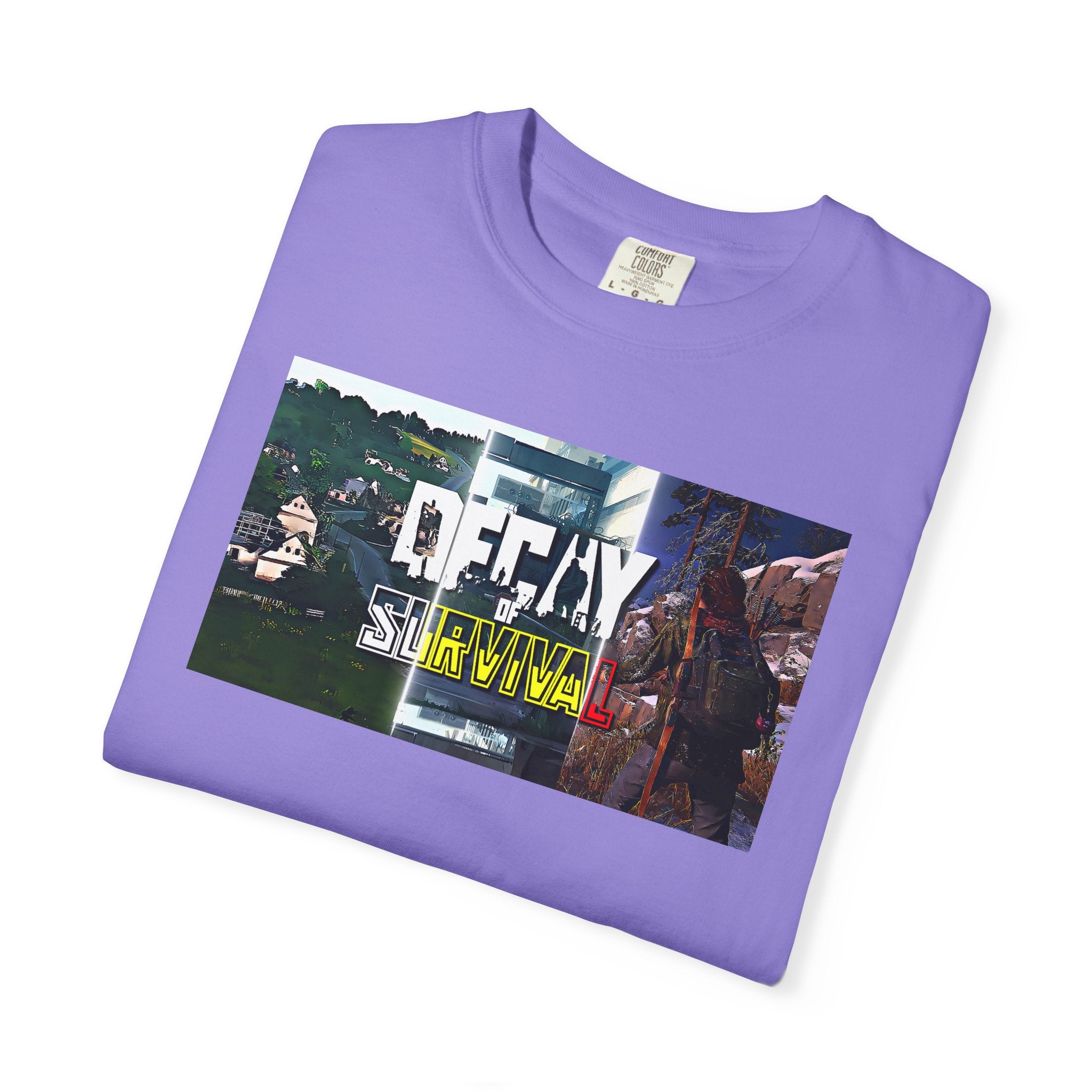 Decay Of Survival Faction Tee — 'Decay of Survival' Logo Front & 'FullMetalMafia' Graphic Logo Back